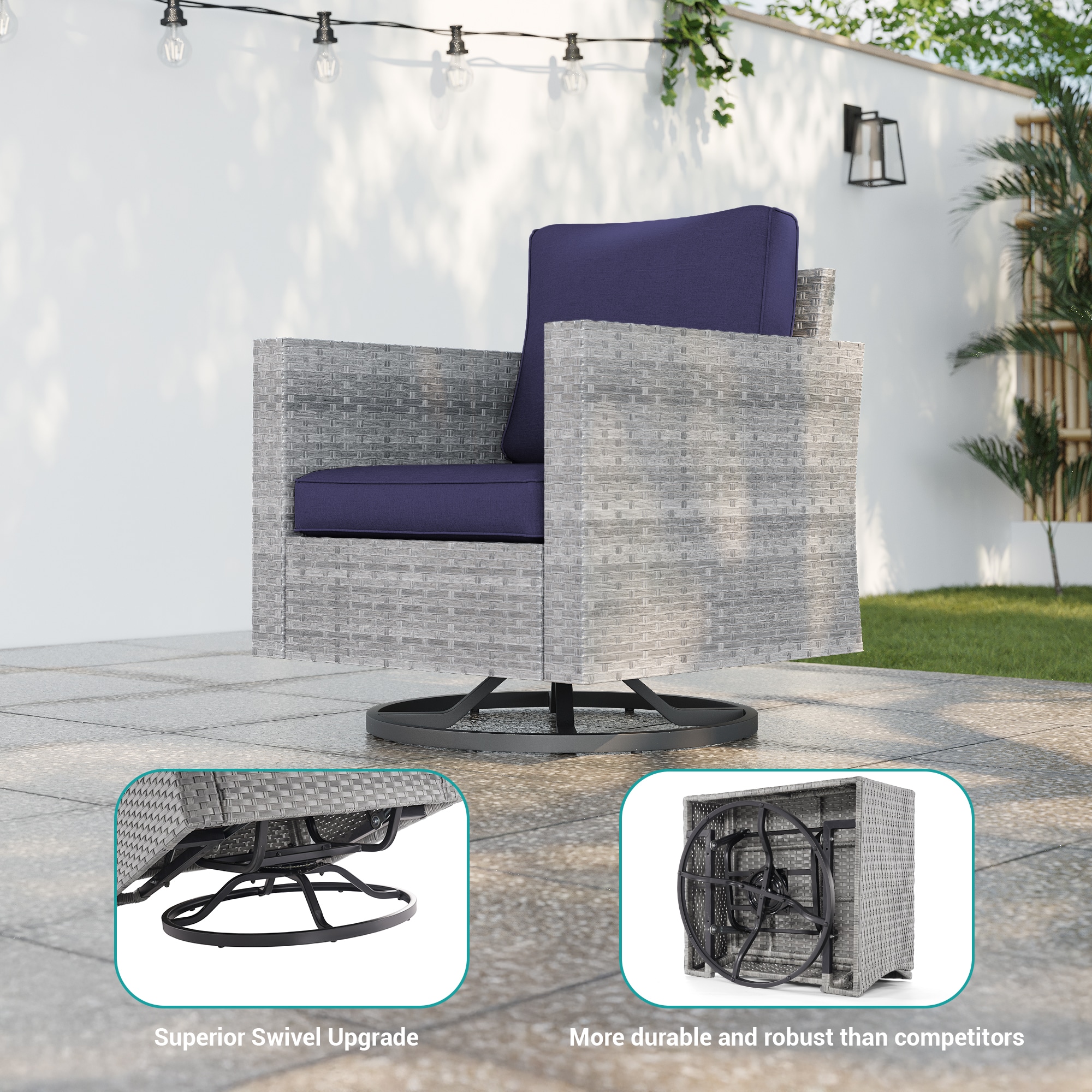 ACEGOSES LW-2R-HNY-T3 Patio-Conversation-Sets - View #3