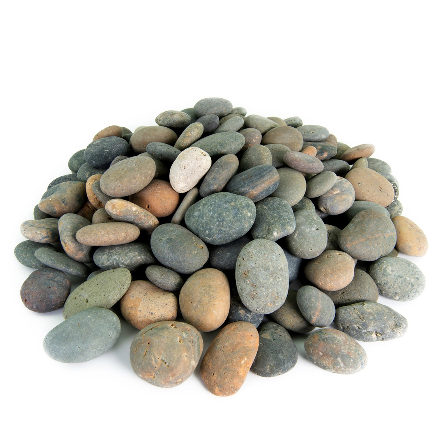 1.5 Inch River Rock - Sold Per Yard - Stone & Leaf Landscaping