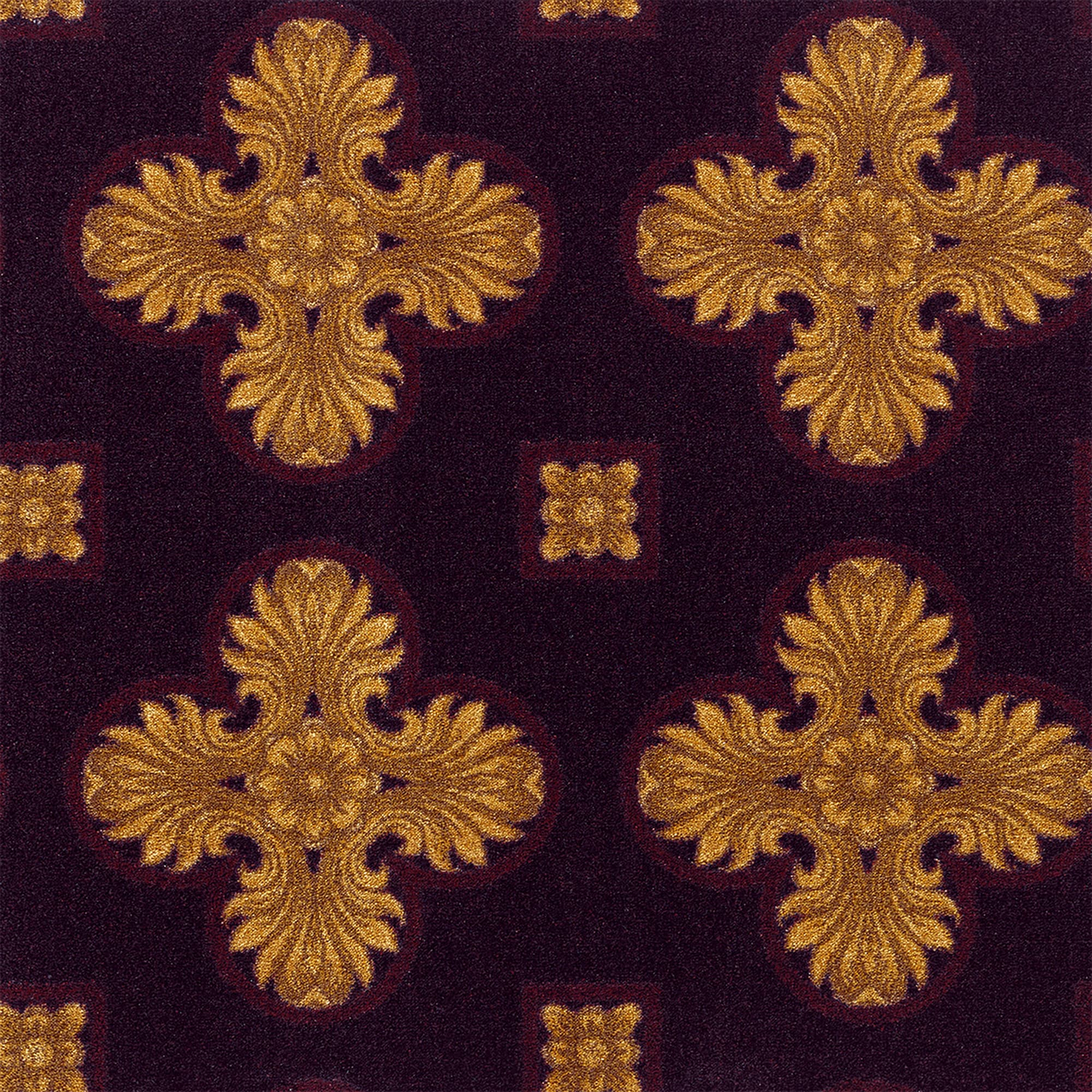 Joy Carpets Tivoli Burgundy Pattern Indoor Carpet in the Carpet department  at