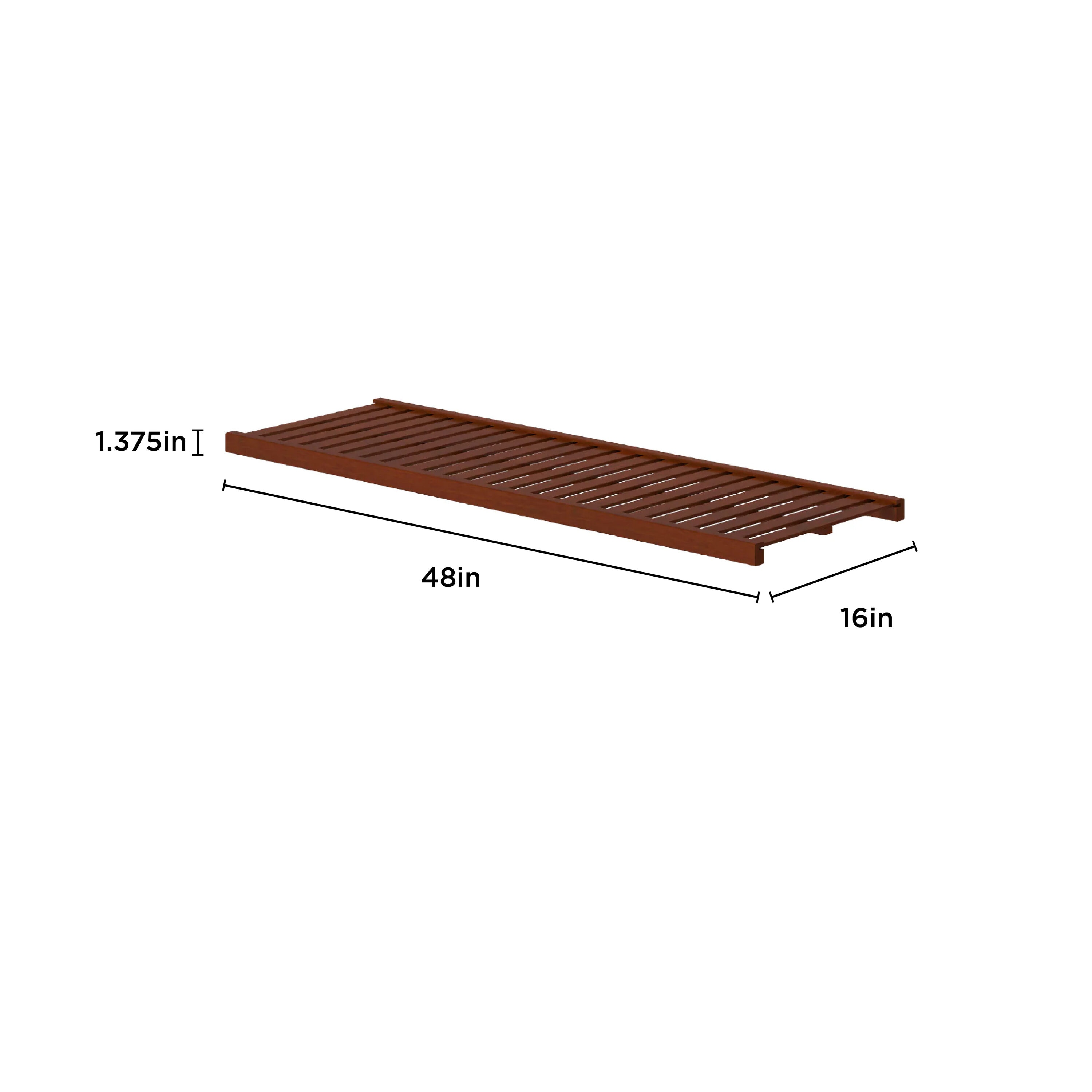 allen + roth LWS48VSJ Wall-Mounted-Shelving - View #9