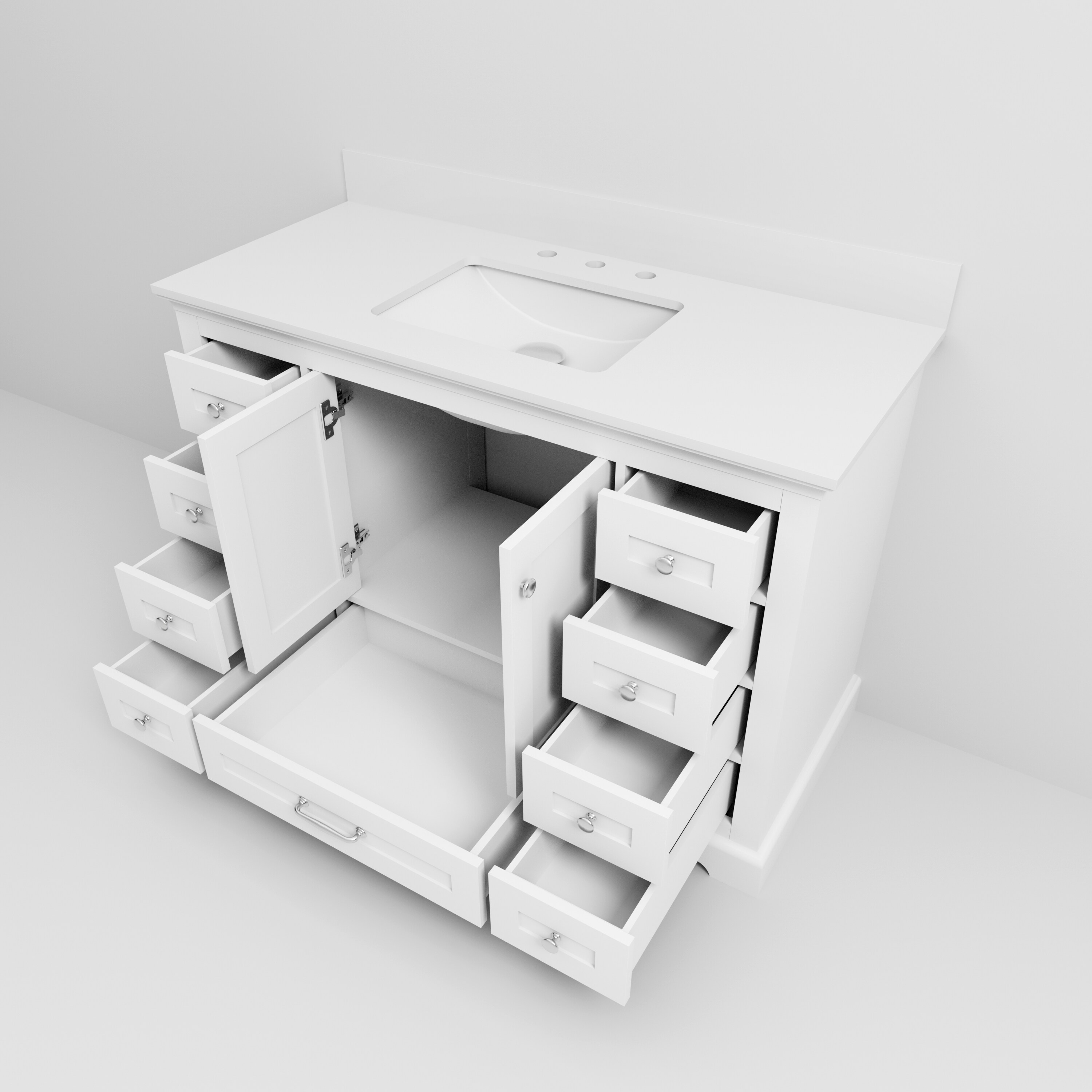Lexora LD342248SAWQ000 Bath-Vanity-Combo - View #13