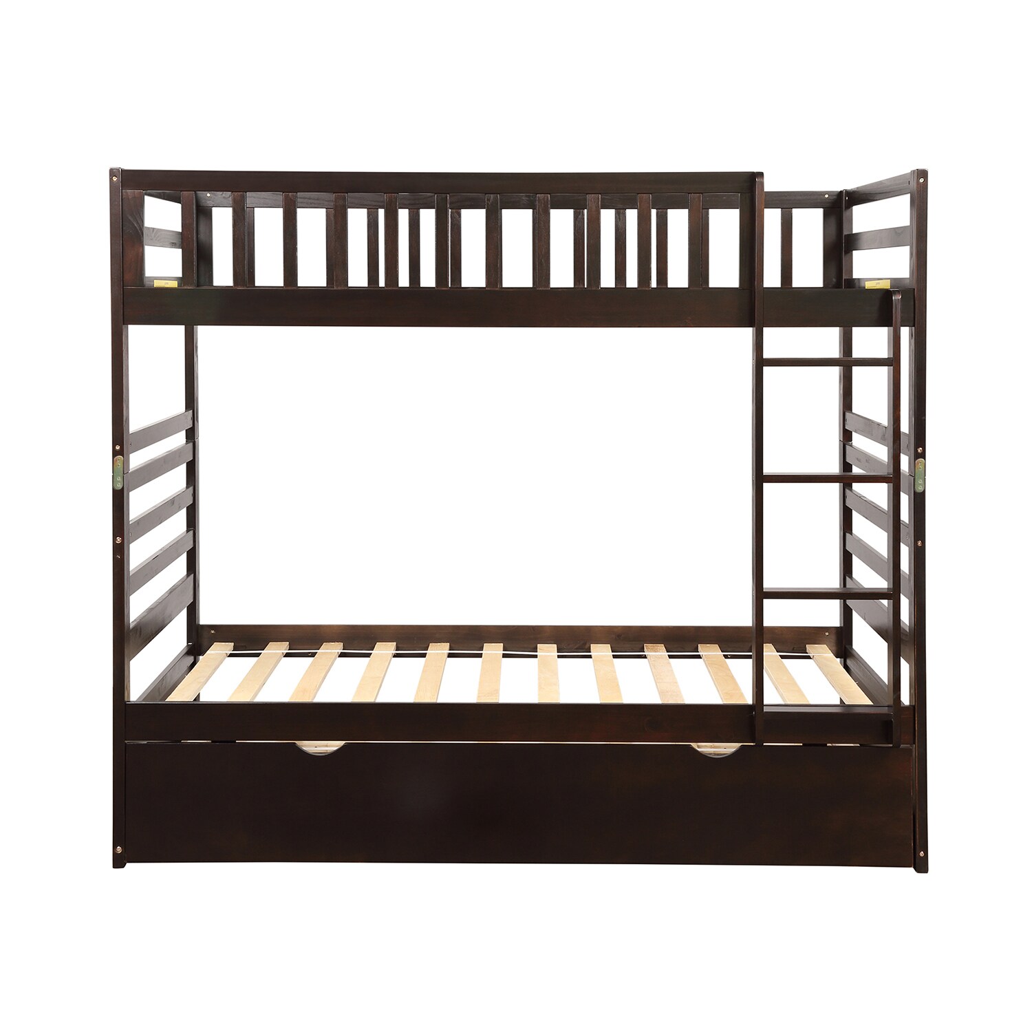 Gzmr Bunk Bed Black Twin Over Twin Bunk Bed At Lowes.com