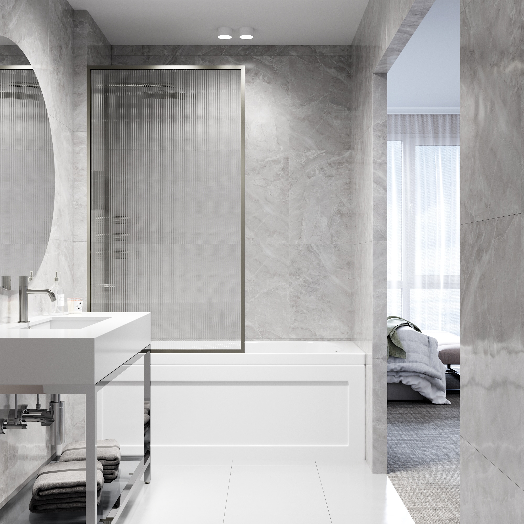 VIGO VG6077STFL3462 Bathtub-Doors - View #6