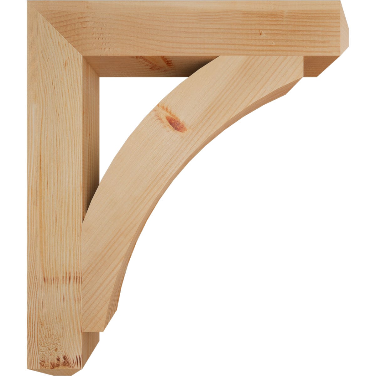 Ekena Millwork BKT04X24X28THR04SDF Exterior-Brackets-Braces - View #3