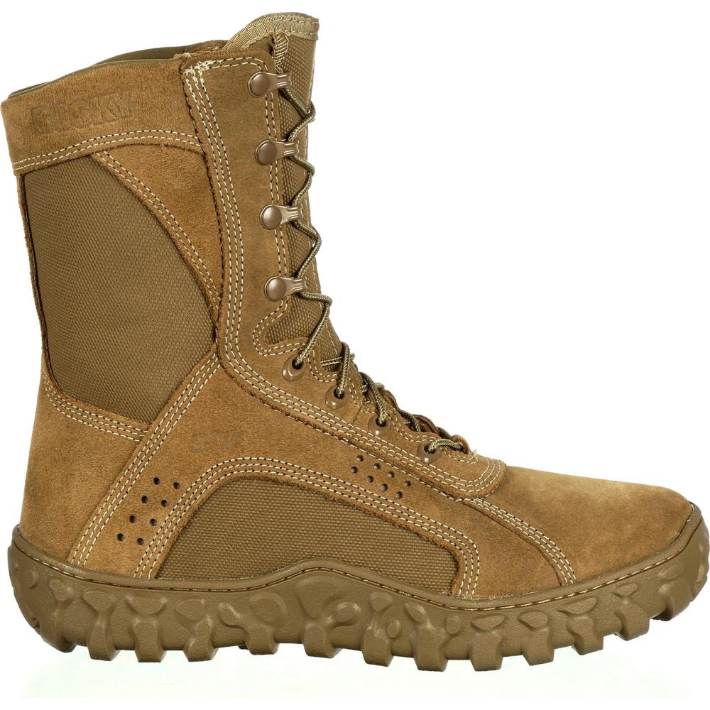Rocky Mens Coyote Brown No (Not Recommended For Wet Areas 