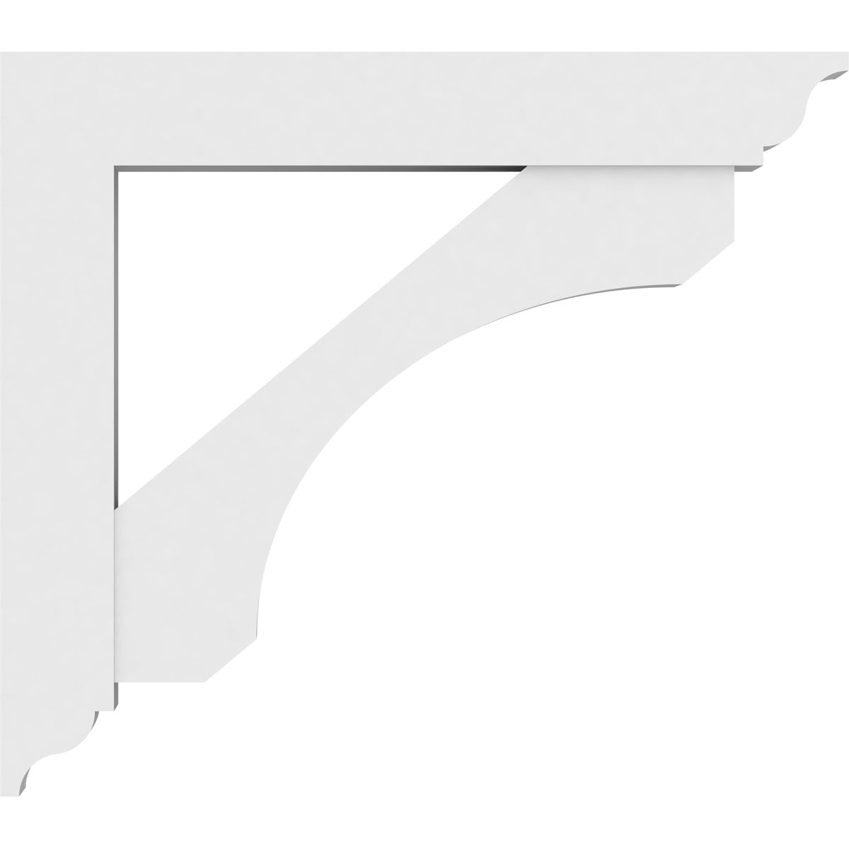 Ekena Millwork BKTP05X36X36LEC01 Exterior-Brackets-Braces - View #3
