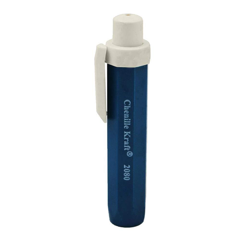 Creativity Street CK-2080-12 Chalk Holder, Blue, Plastic, 3-7/8 -in x 1 -in, 12 Holders