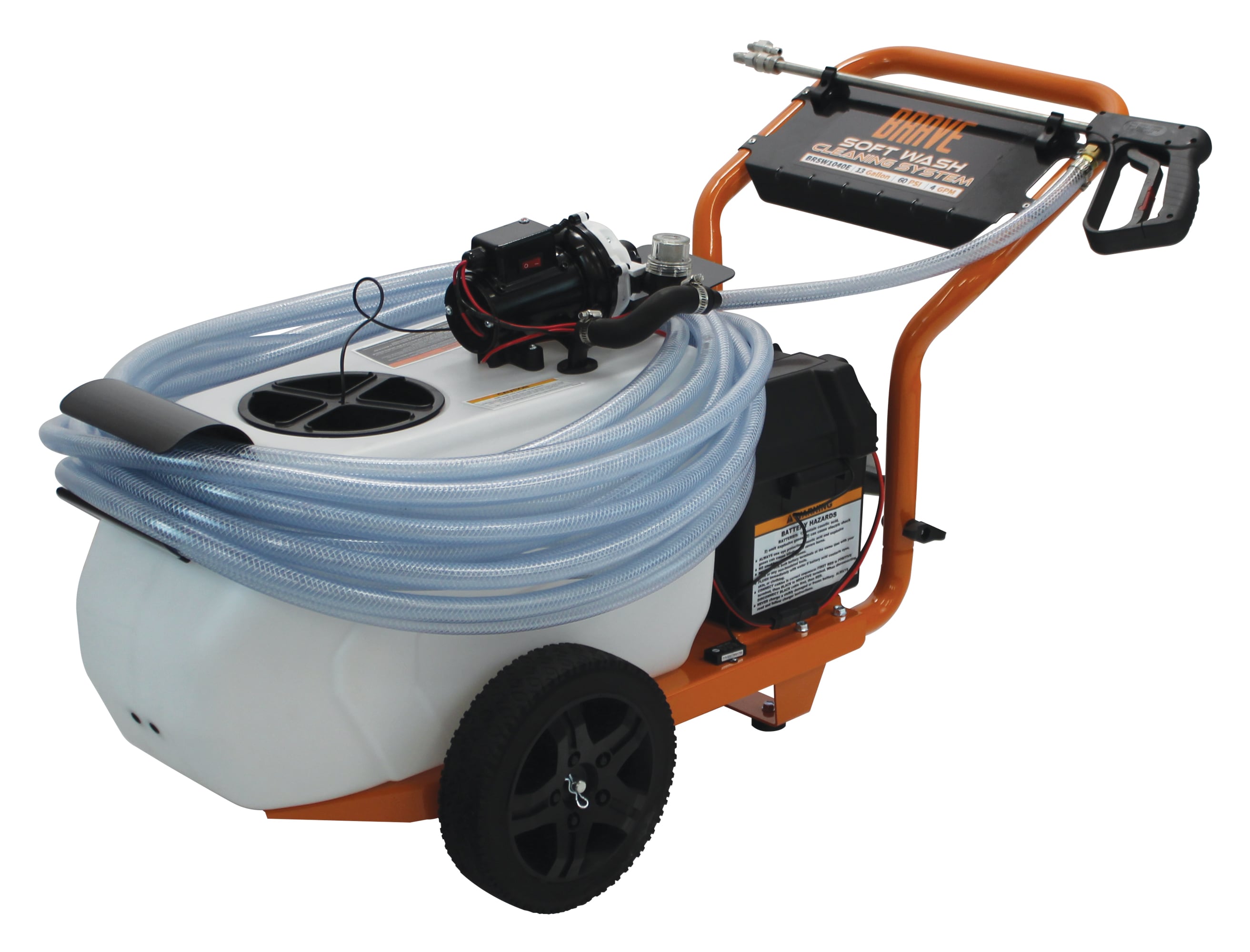 Brave 60 Psi 4 Gallons Gpm Cold Water Electric Pressure Washer In The
