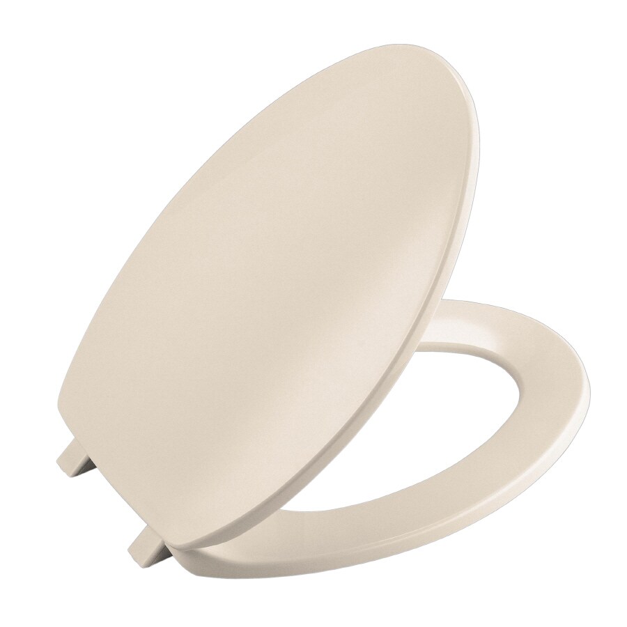 KOHLER Brevia Plastic Innocent Blush Round Toilet Seat At Lowes.com