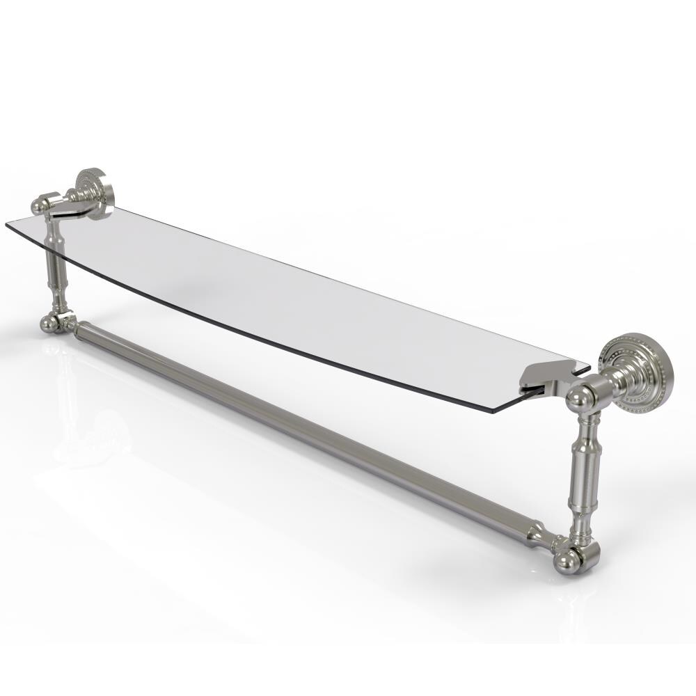 Allied Brass DT-33TB/24-SN Dottingham Satin Nickel Wall mount Bathroom Shelf ( 24-in x 5-in x 5-in )