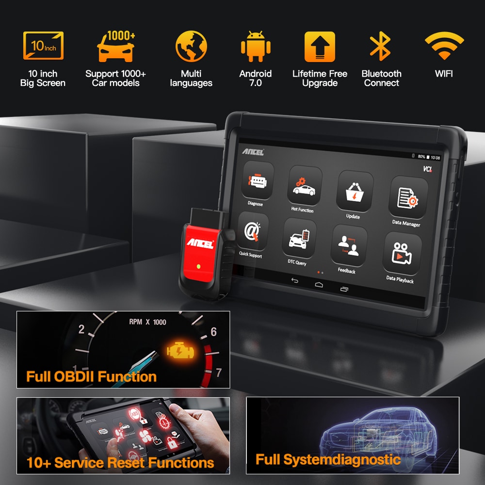 ANCEL X6 Auto-Diagnostic-Testing-Tools - View #3