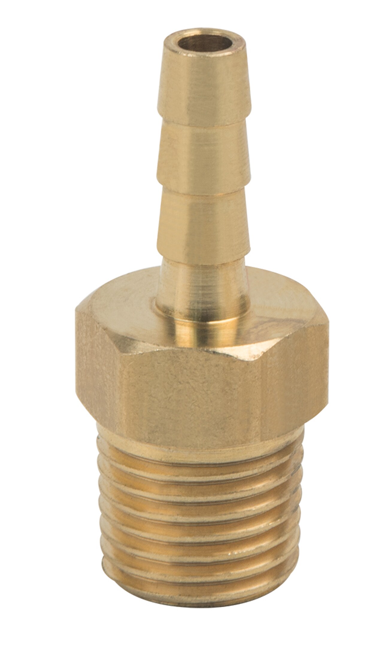 BrassCraft 125-3-4X P 3/16-in x 1/4-in Barbed Barb x Mip Adapter Fitting