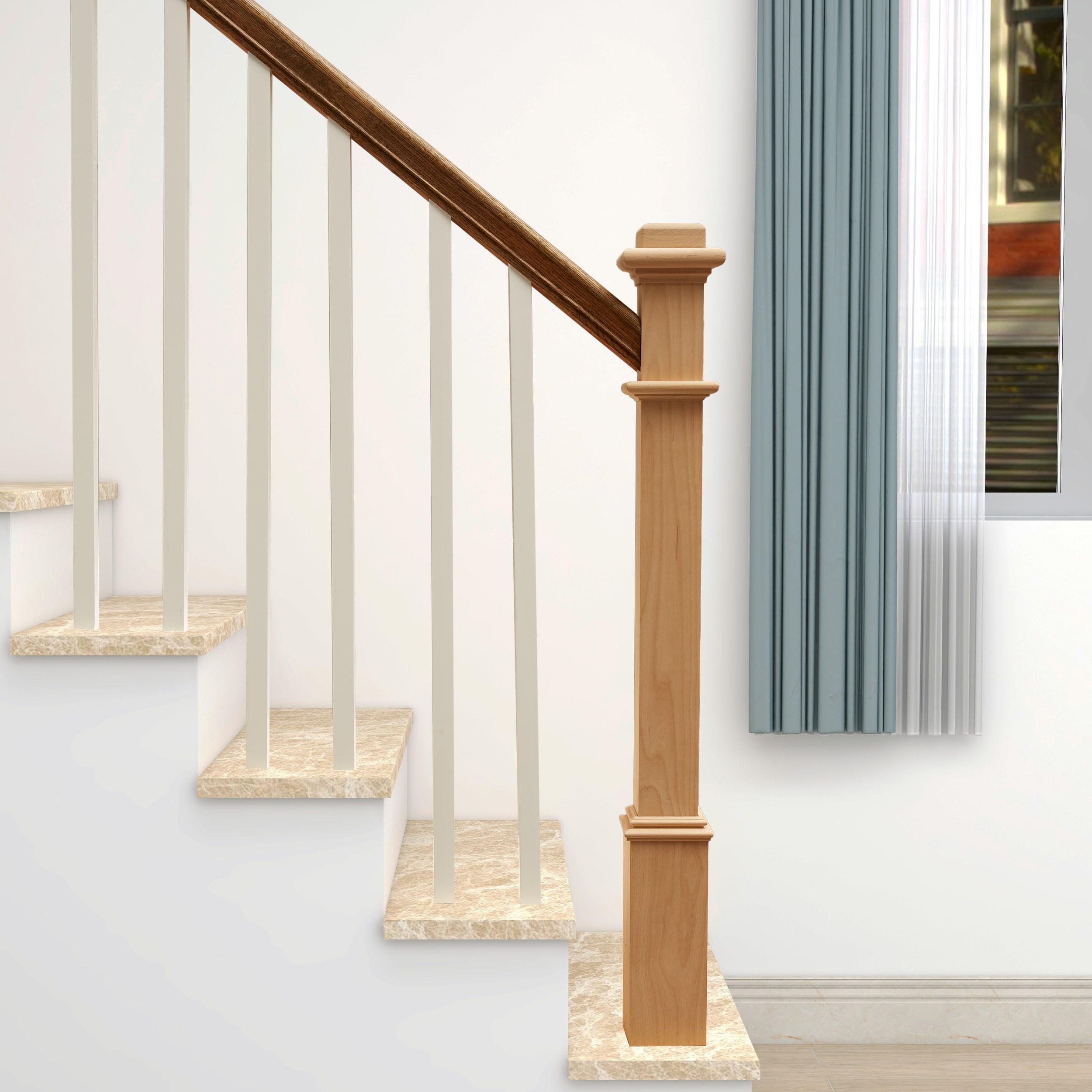 RELIABILT WG961ALD Interior-Stairpart-Newel-Posts - View #5