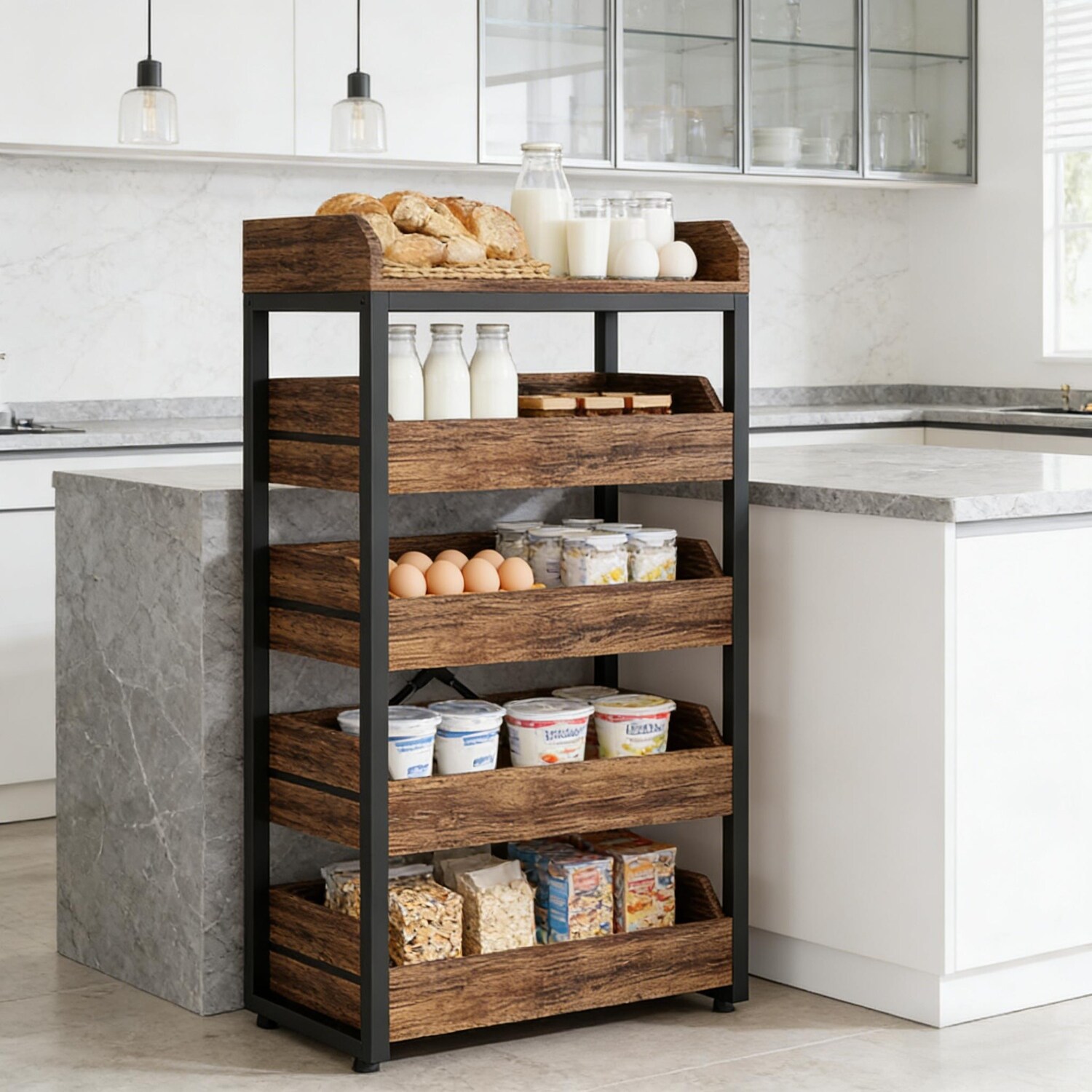 Wooakway FXLS0605-604A154 Free-Standing-Shelving - View #5