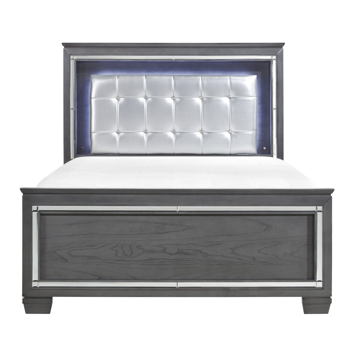 JASMODER B011S00229 Gray Nightstand