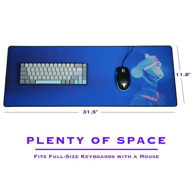 Macally Tilted Nation Extended Gaming Mouse Pad Large - Mice and ...