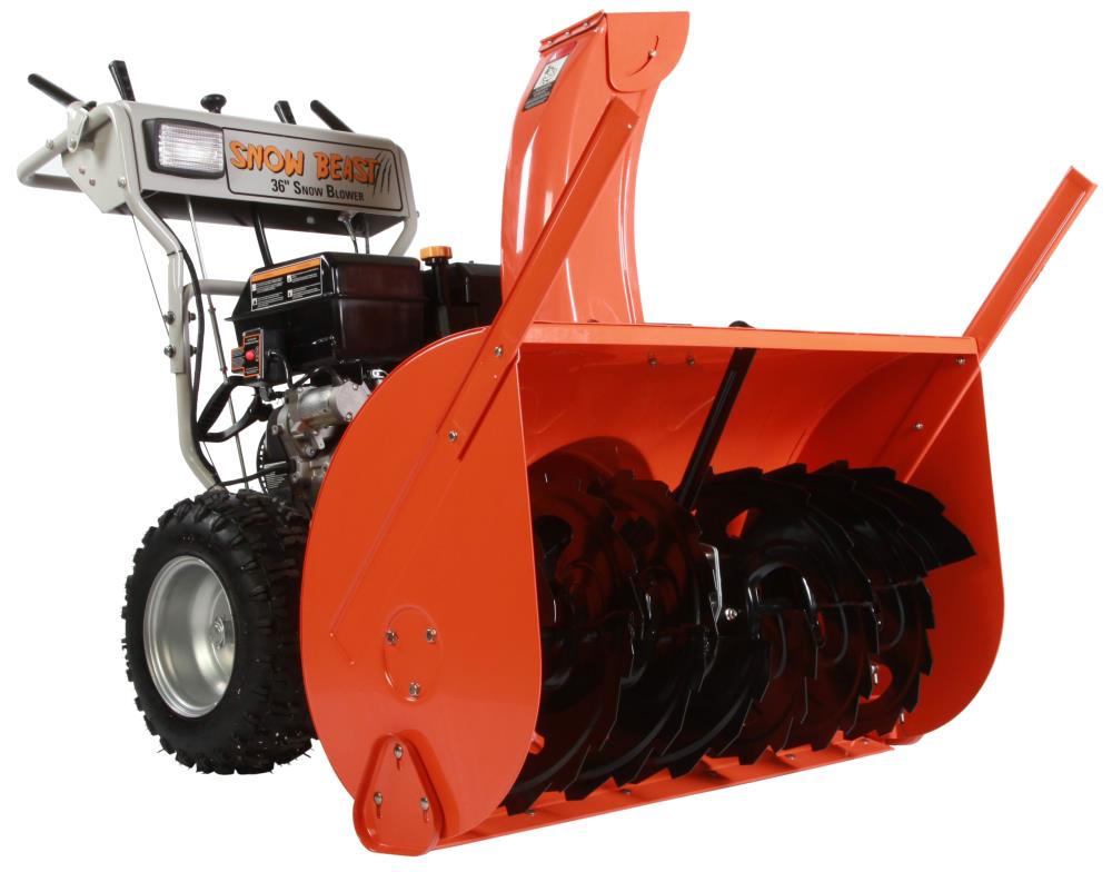 DEK Commercial 30-in 302-cc Two-stage Self-propelled Gas Snow Blower with  Push-button Electric Start; Headlight(s) at