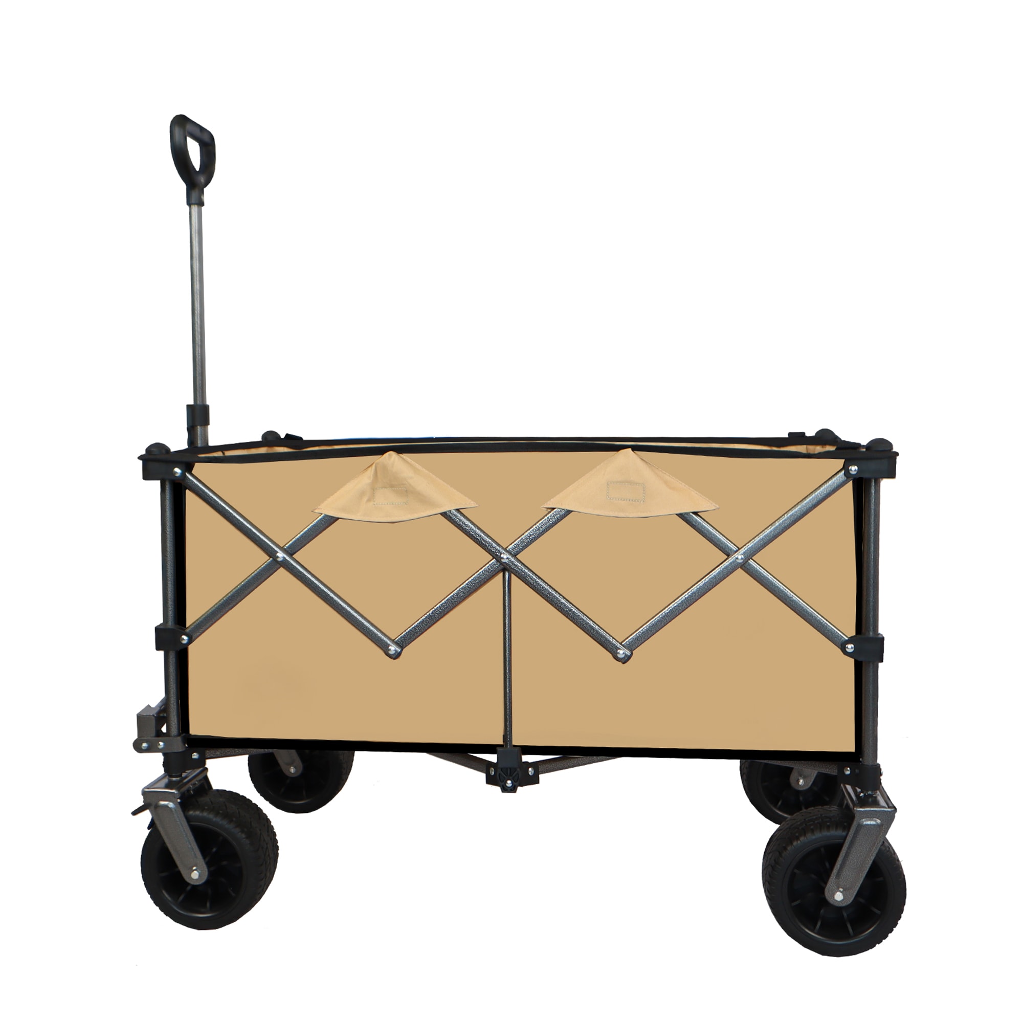 AHIOU HOME ZAZHG-P189915C Scranton 6.2-cu ft Steel Folding Yard Cart