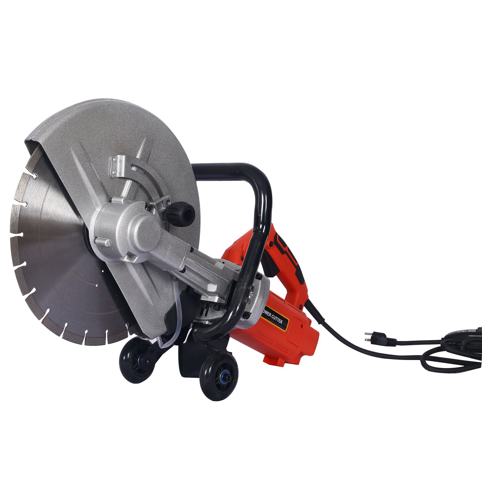 Tatayosi Electric 14-inch Cut Off Saw Wet/Dry Concrete Saw Cutter Guide Roller with Water Line Attachment 3000w with blade #RY-02H7BZPT