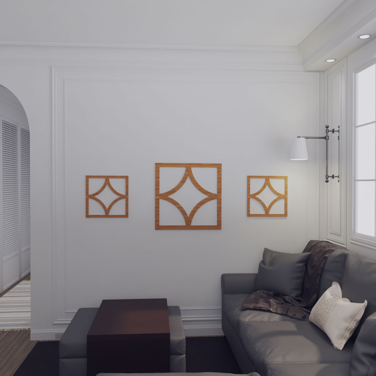 Ekena Millwork CMWP16X16X0375STCH Ceiling-Medallions - View #10