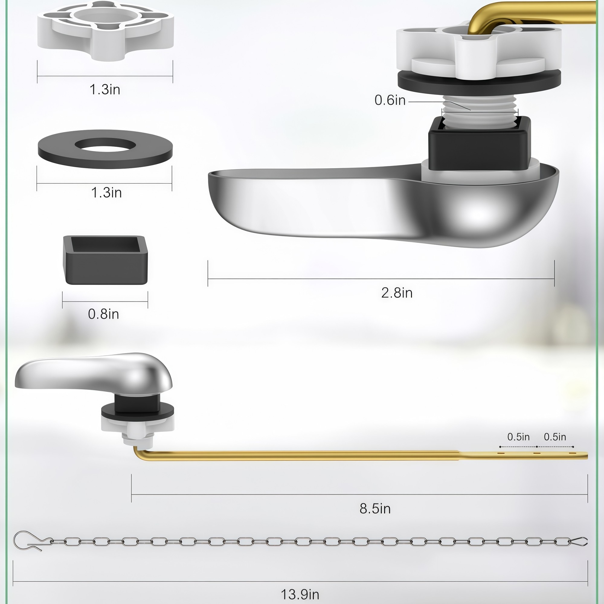 Numhew NHWILL0142 Flush-Lever - View #4