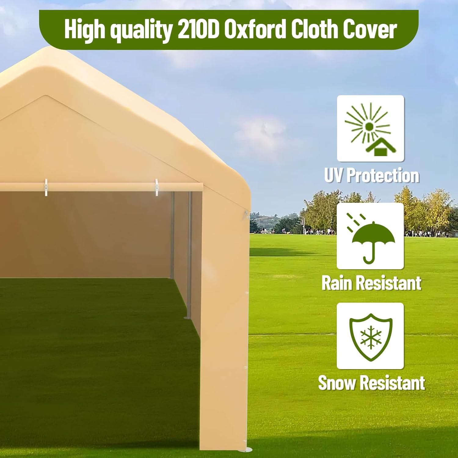 Qeetex DYQ-PHO-14CYVT6V Carport-Covers - View #3
