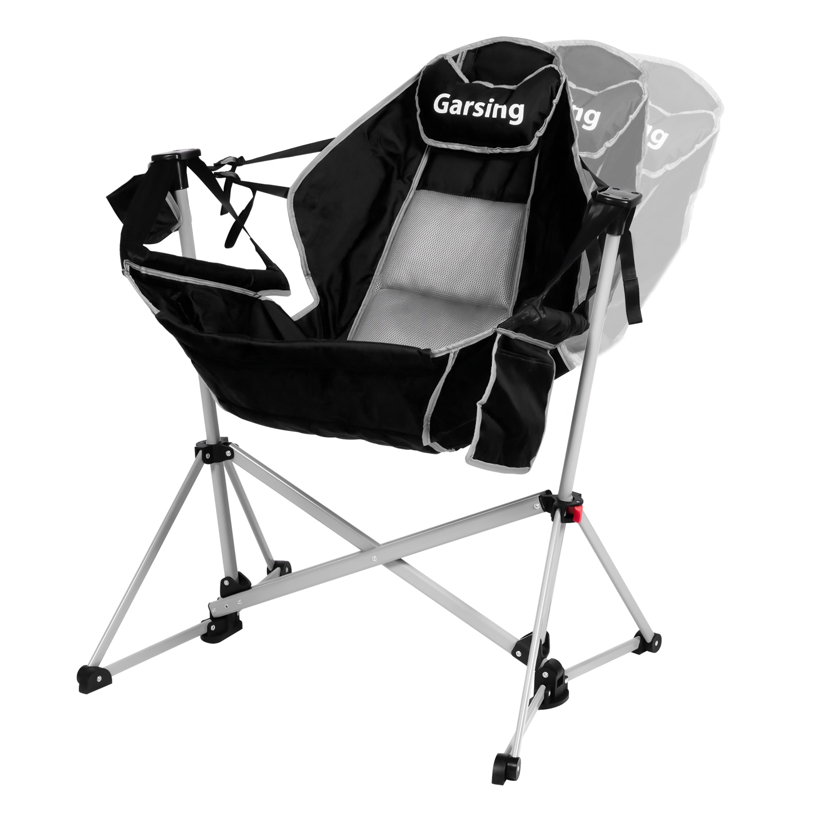 GARSING CAMPING CHAIRS-BLACK Beach-Camping-Chairs - View #4