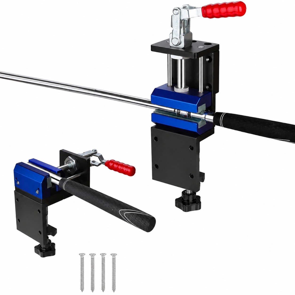 Aoibox  Golf Club Regripping Kit 3 in 1 Aluminum Shaft Clamp 360 Degree Swivel Table Vise Anti Slip Shaft