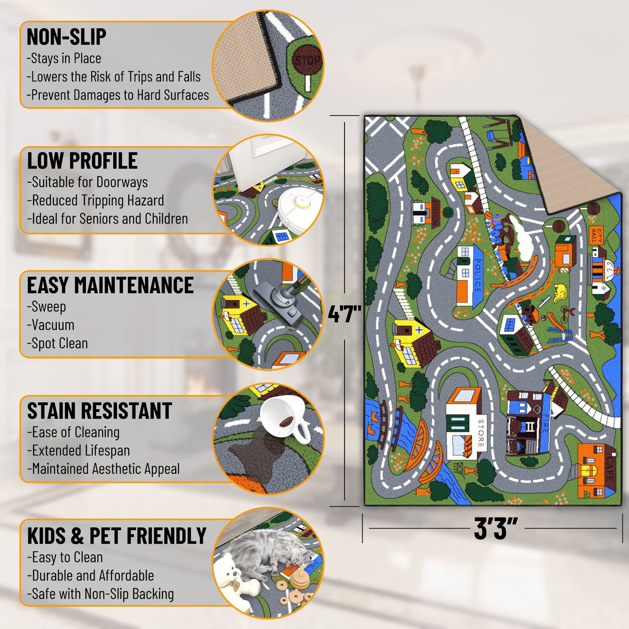 Ottomanson JNR470099-3X5 rugs - View #4