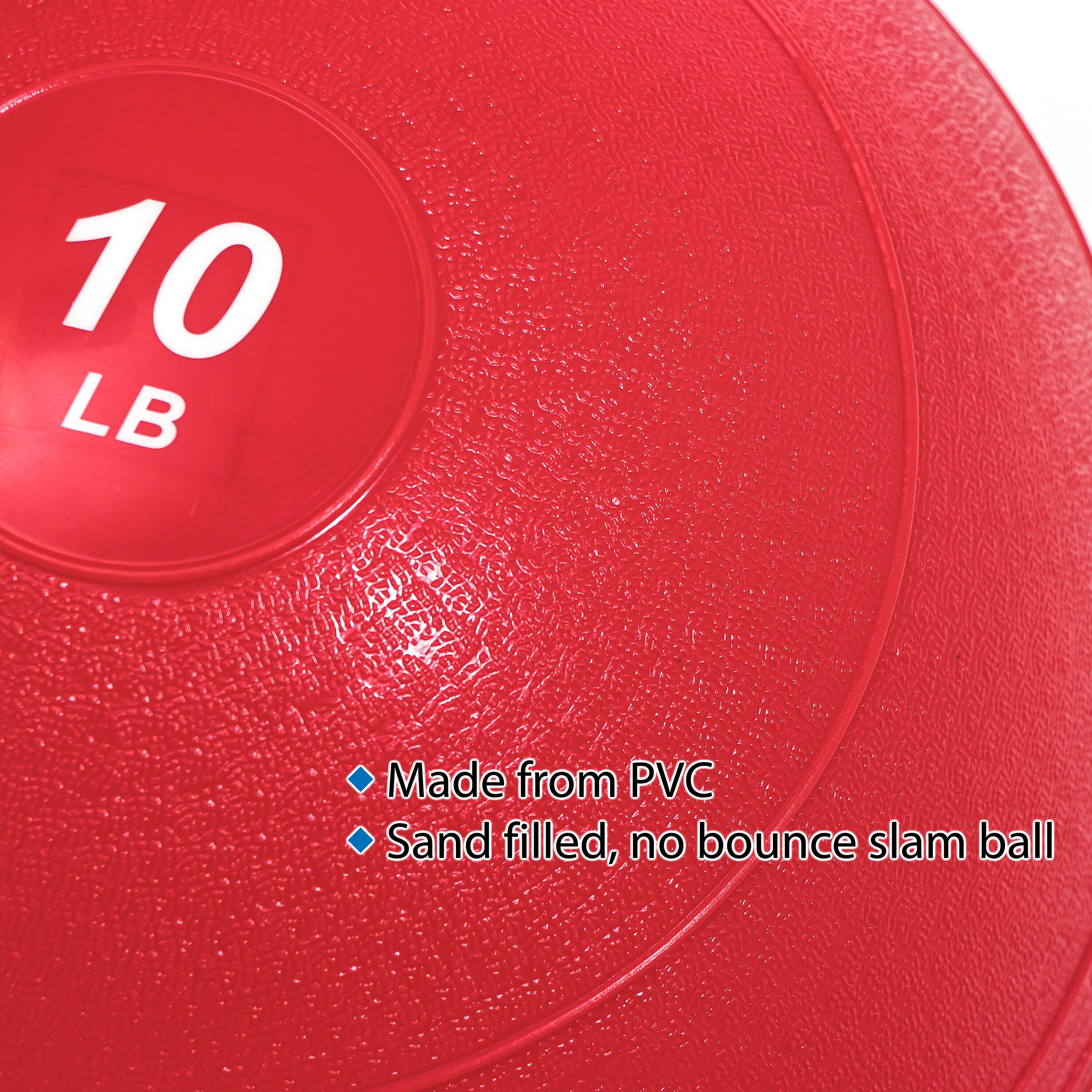 Trademark Innovations SLAMBALL10-RED Balance-Exercise-Platforms - View #3