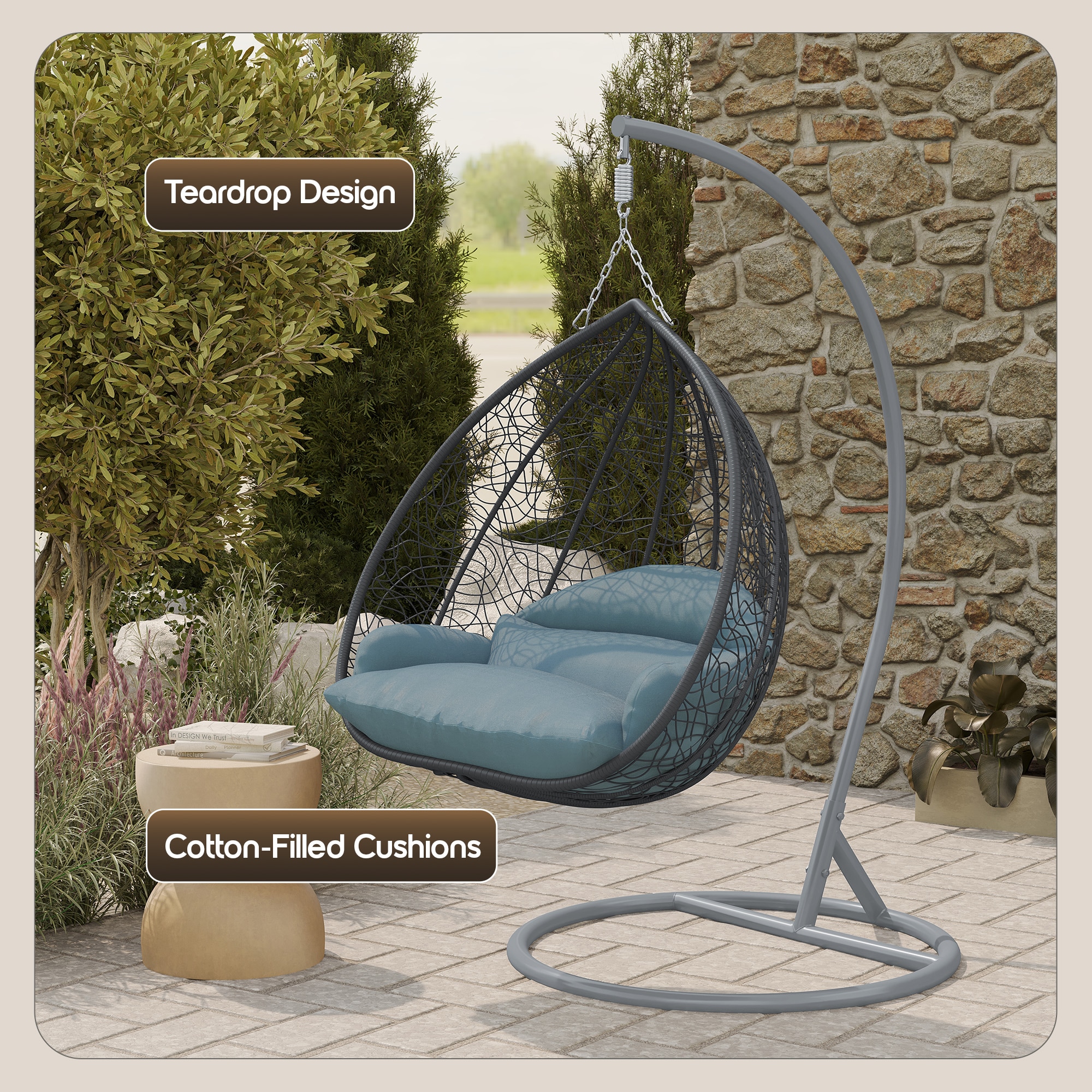 Leisuremod RSCGR-57CBU Patio-Chairs - View #3