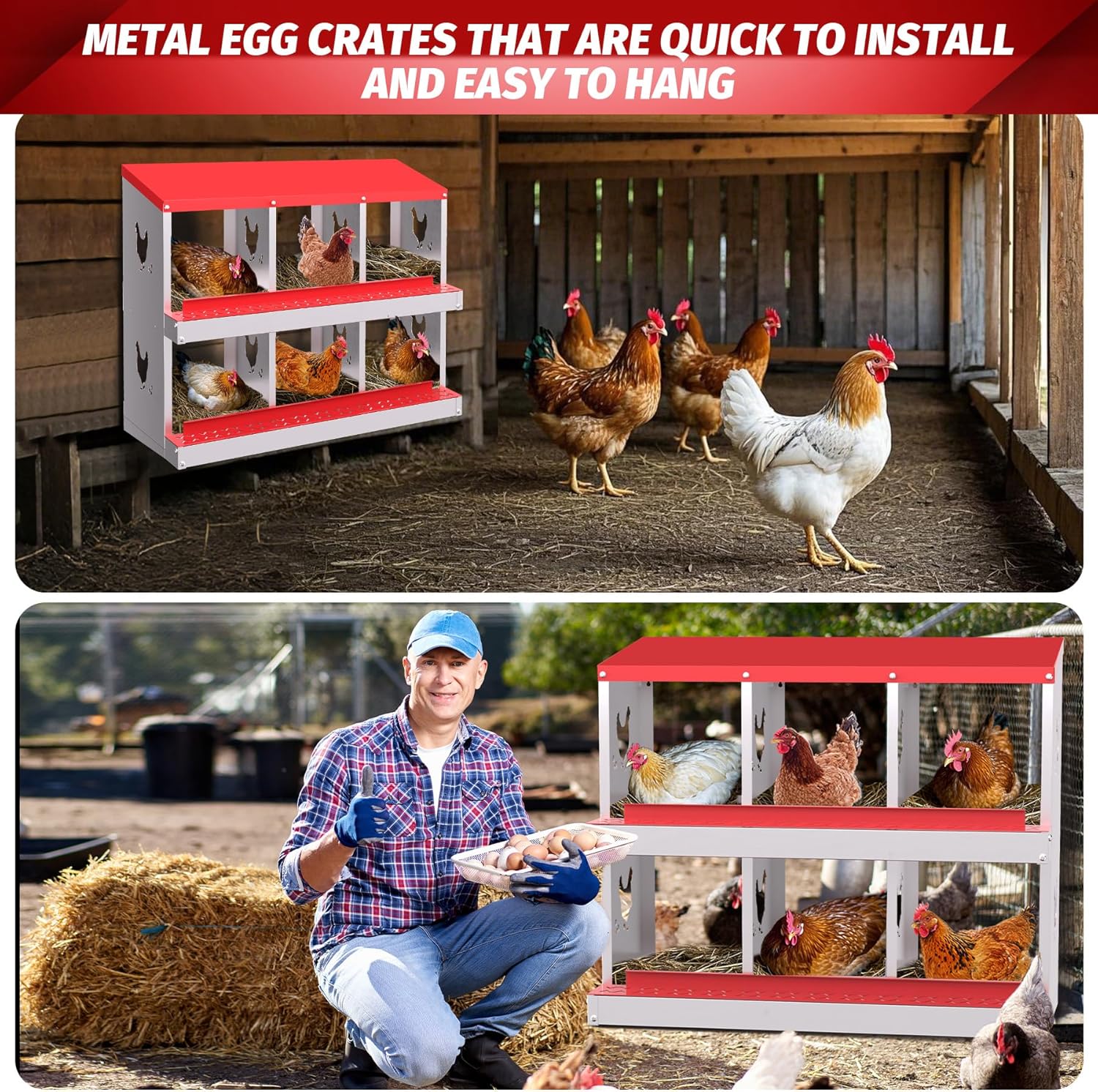 Qeetex GGL-PHO-348SAPGG Chicken-Coops-Rabbit-Hutches - View #3