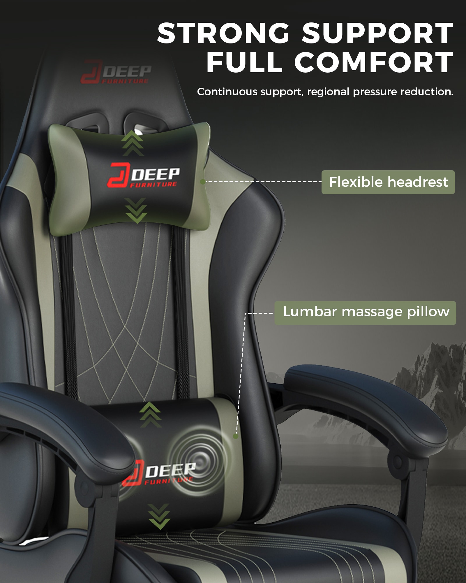 cloudrest pro COM1001F-GY-LOWE Office-Chairs - View #2