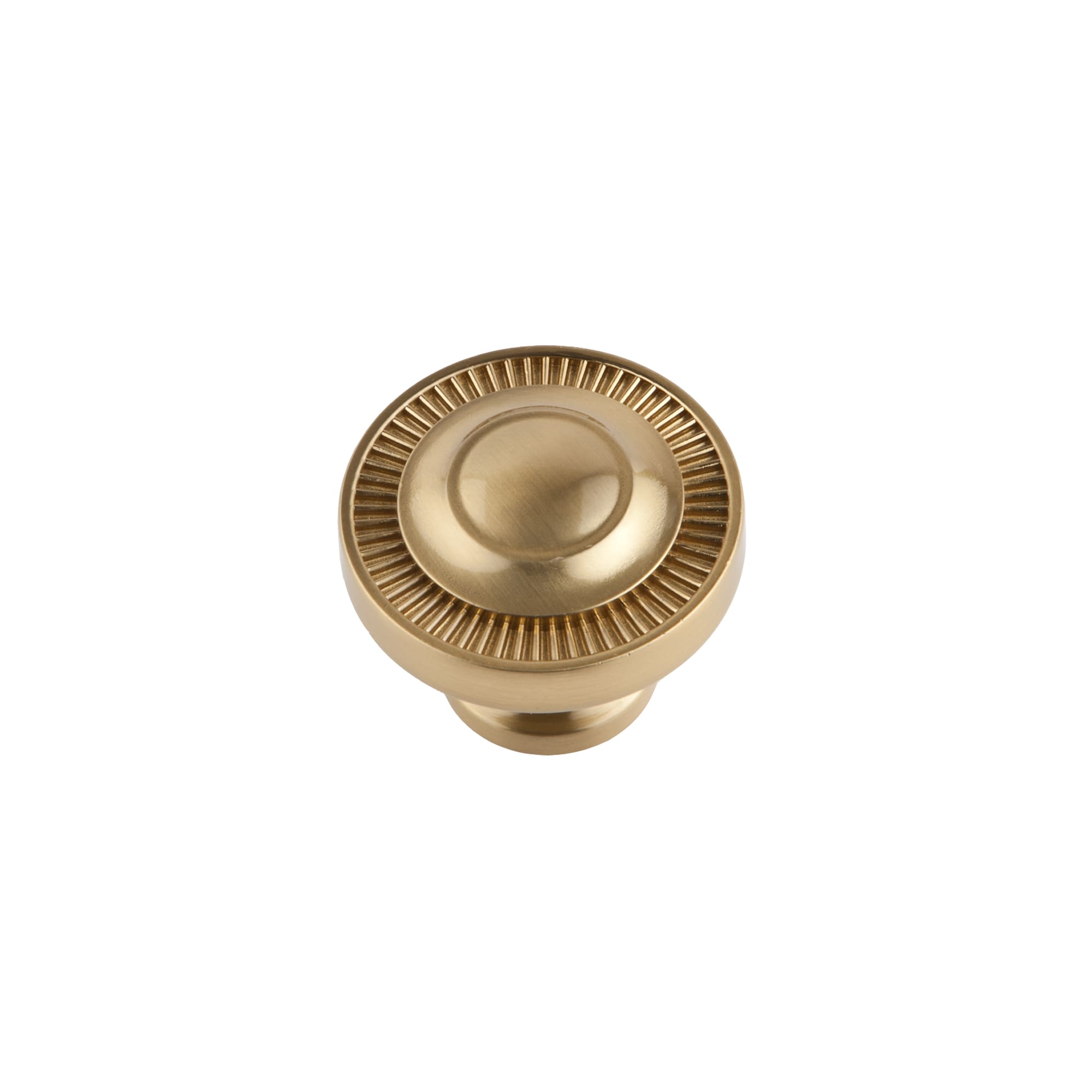 Sumner Street Home Hardware Minted 1-1/2-in Satin Brass Round Transitional Cabinet  Knob in the Cabinet Knobs department at