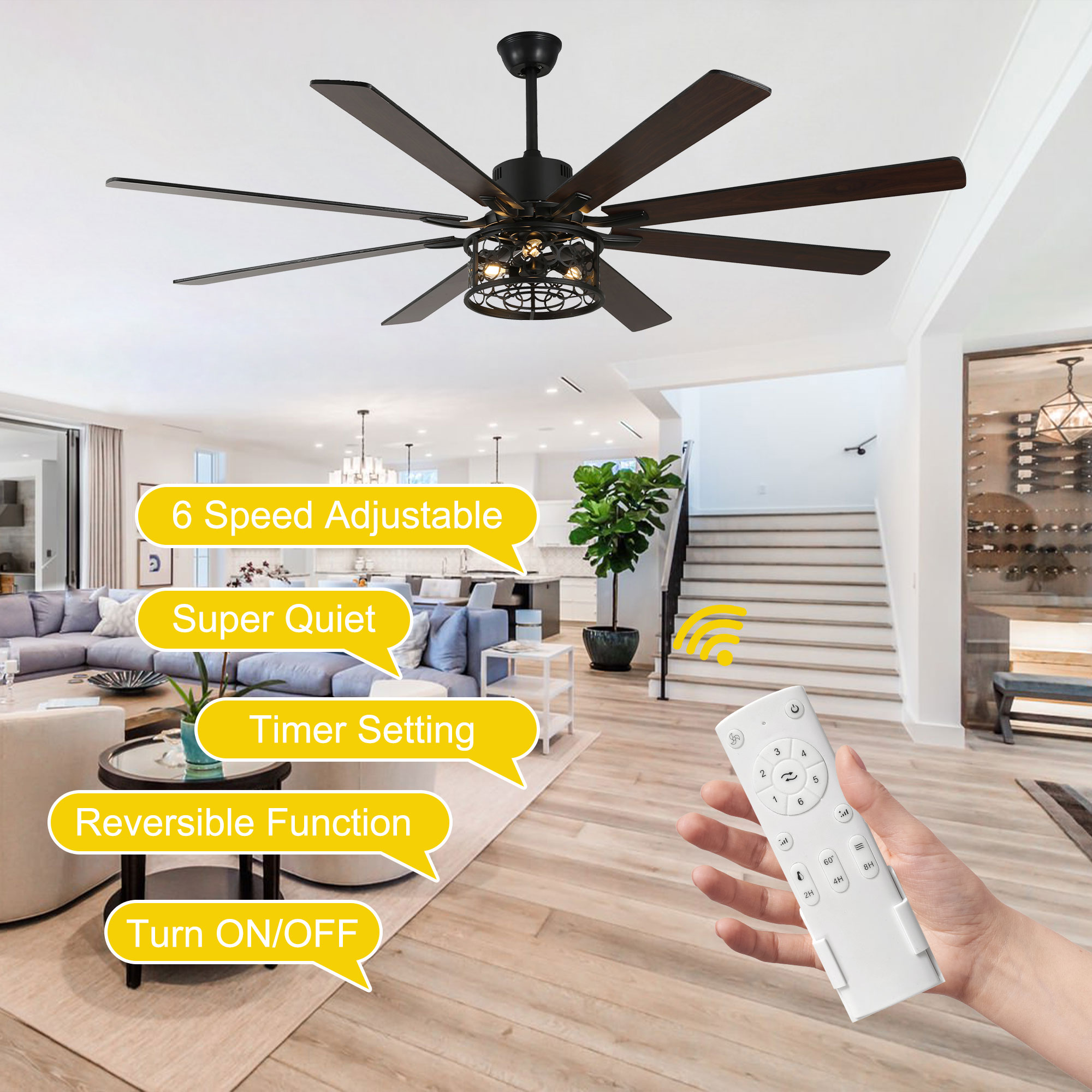 Oaks Decor DC7201-B Ceiling-Fans - View #15