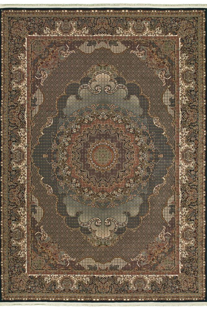 Archer Lane 533MST0B6L Shadwell 7 x 10 (ft) Polypropylene Blue Rectangular Indoor Medallion Oriental Area rug