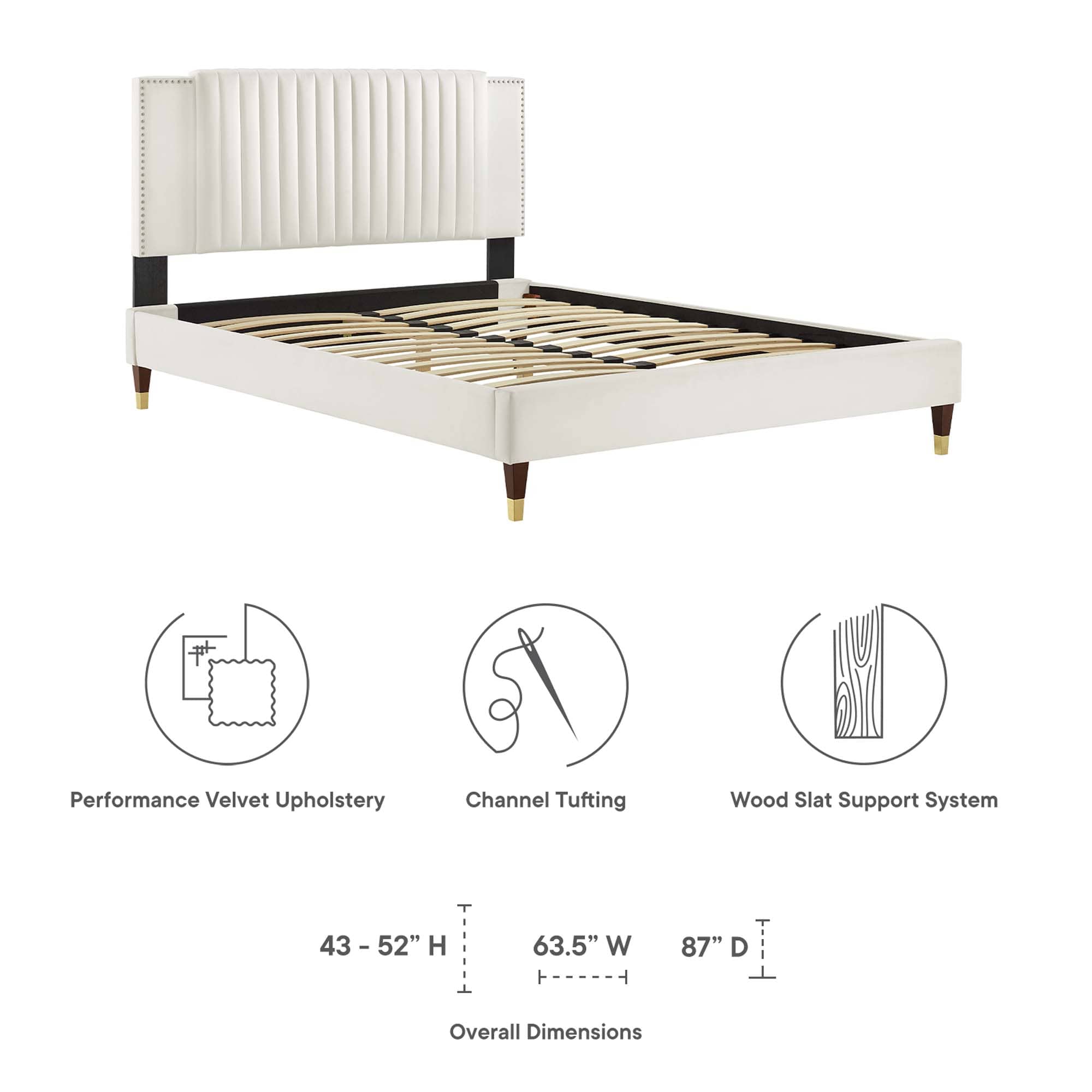 Modway MOD-6998-WHI beds - View #2