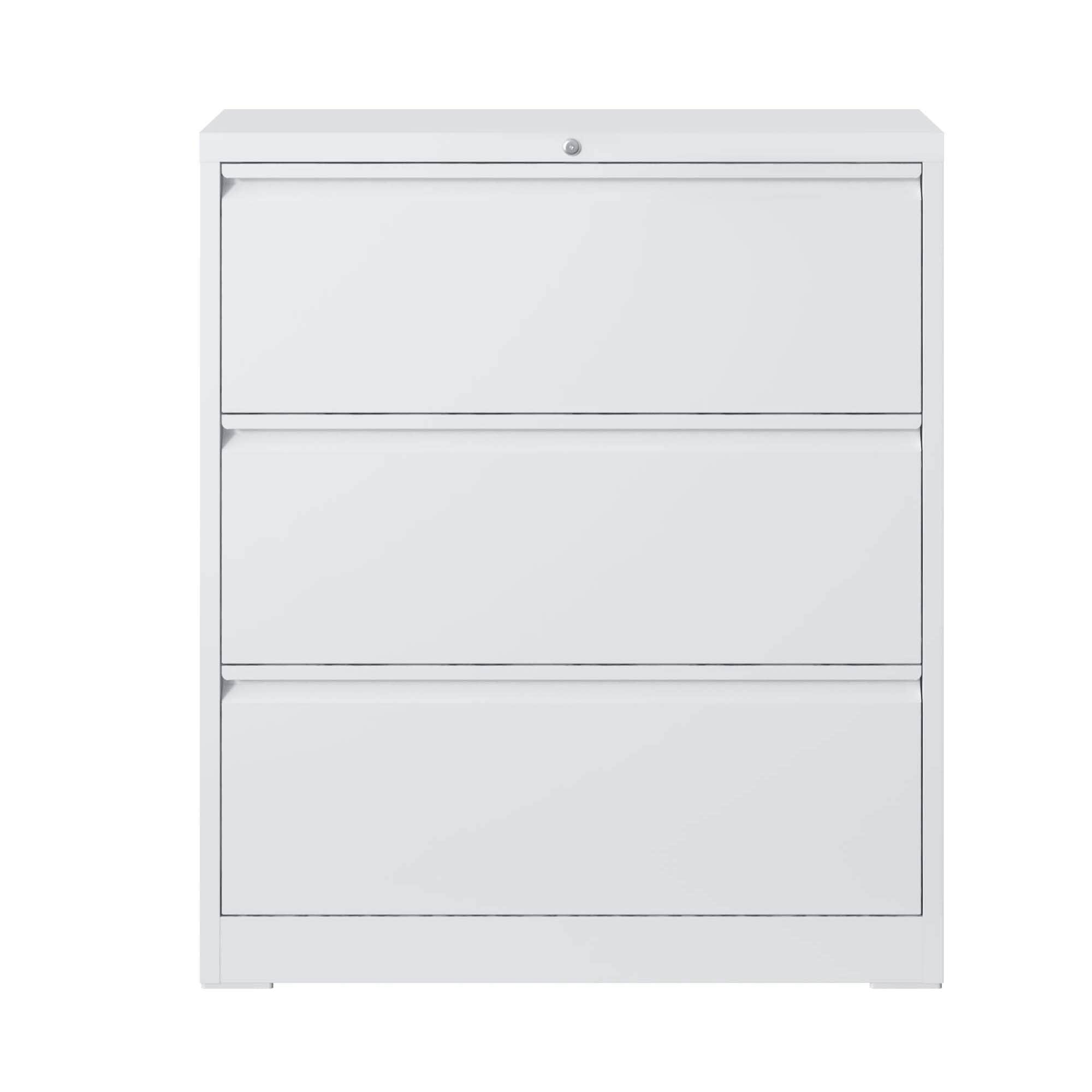 Kahomvis MAKE-QPO2-447 White Office Cabinet