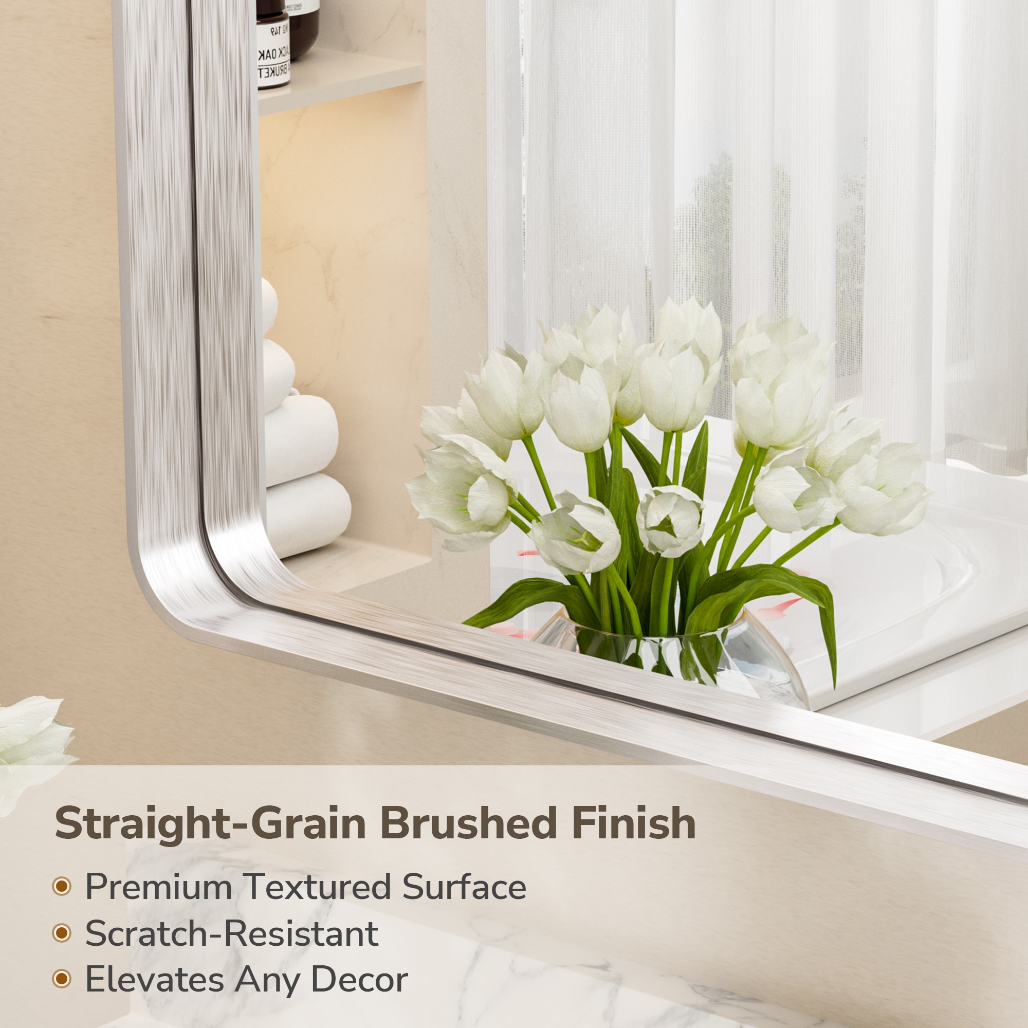 Keonjinn LW-JZ-JSKYJ-6081-BN Decor-Mirrors - View #4