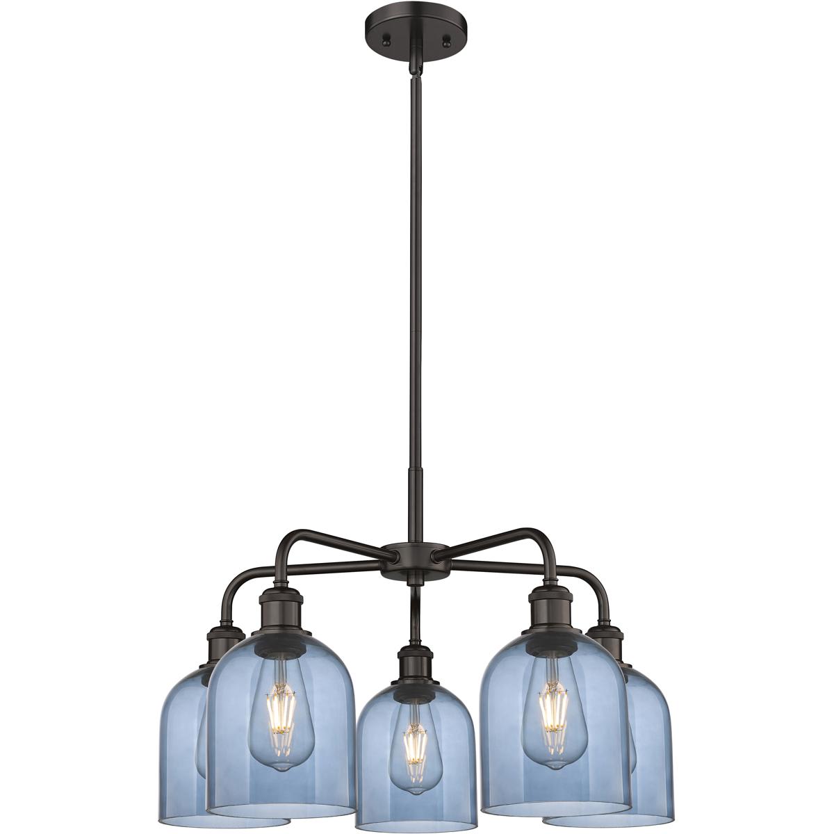 Innovations Lighting - 516-5CR-OB-G558-6BL Ballston Bella Chandelier Oil Rubbed Bronze