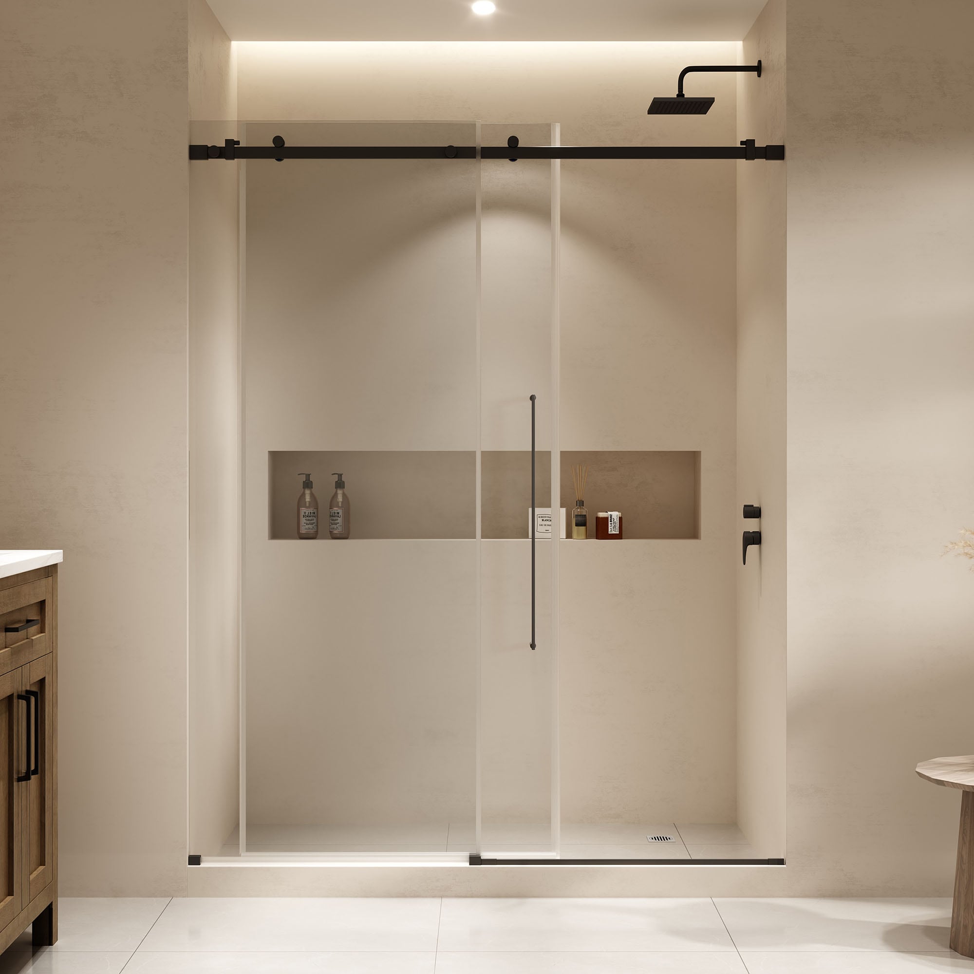 OVE Decors 15SGP-SELB60-BLK Shower-Doors - View #3