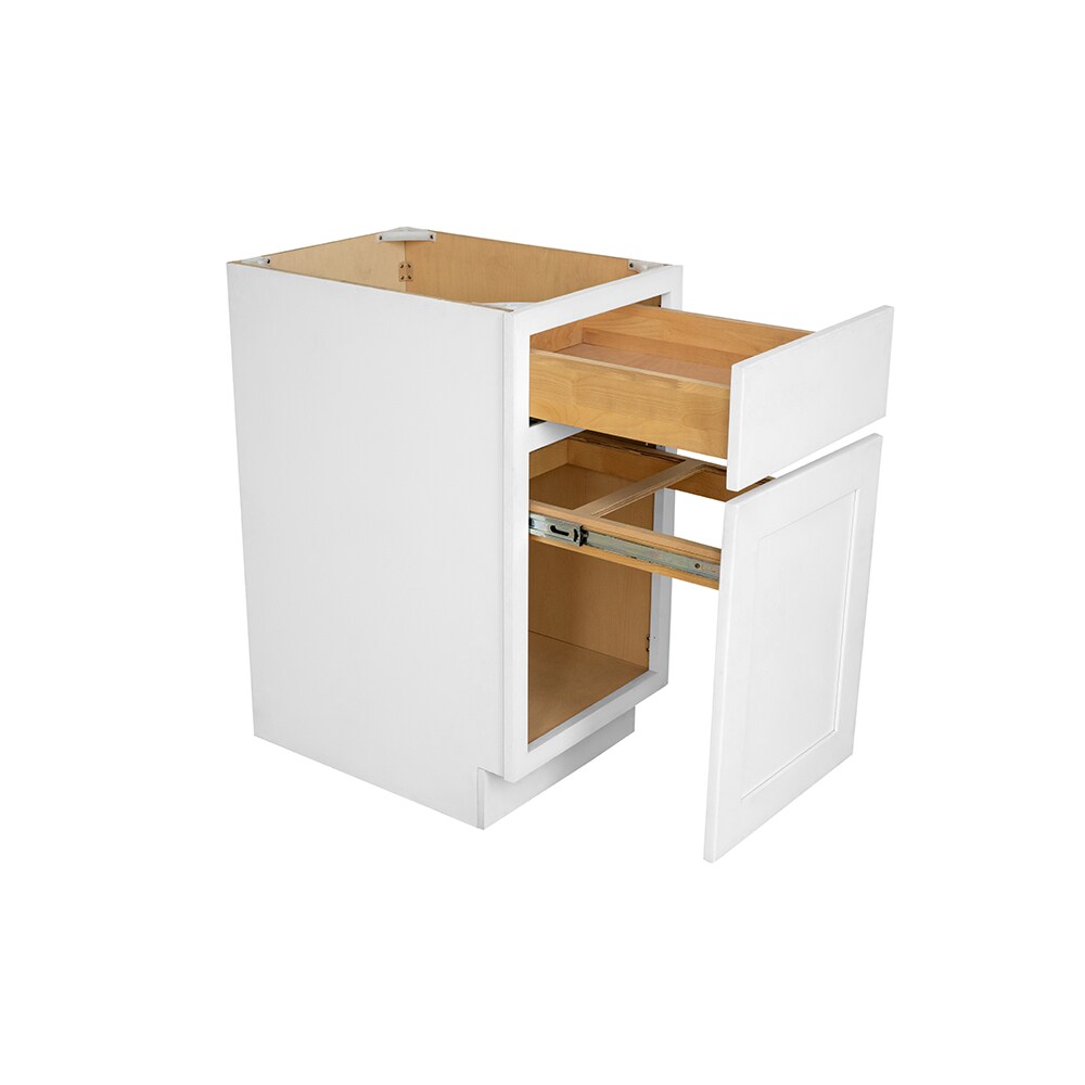 RELIABILT Fairplay 18-in W x 34.5-in H x 24-in D White 1-Drawer Pull ...