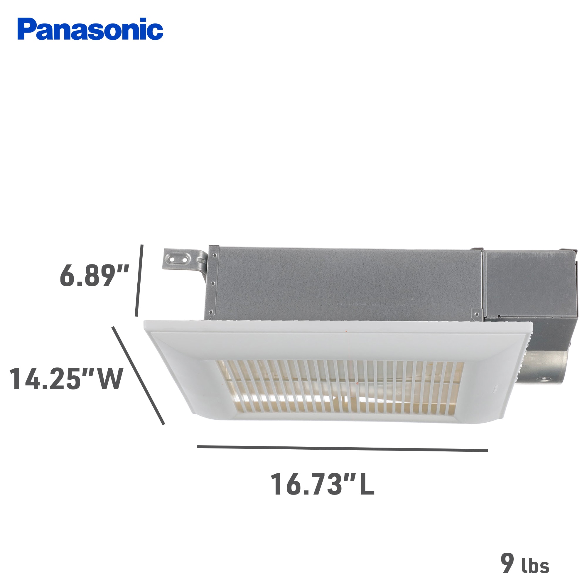 Panasonic WhisperValue 0.4-Sone 100-CFM White Bathroom Fan ENERGY STAR