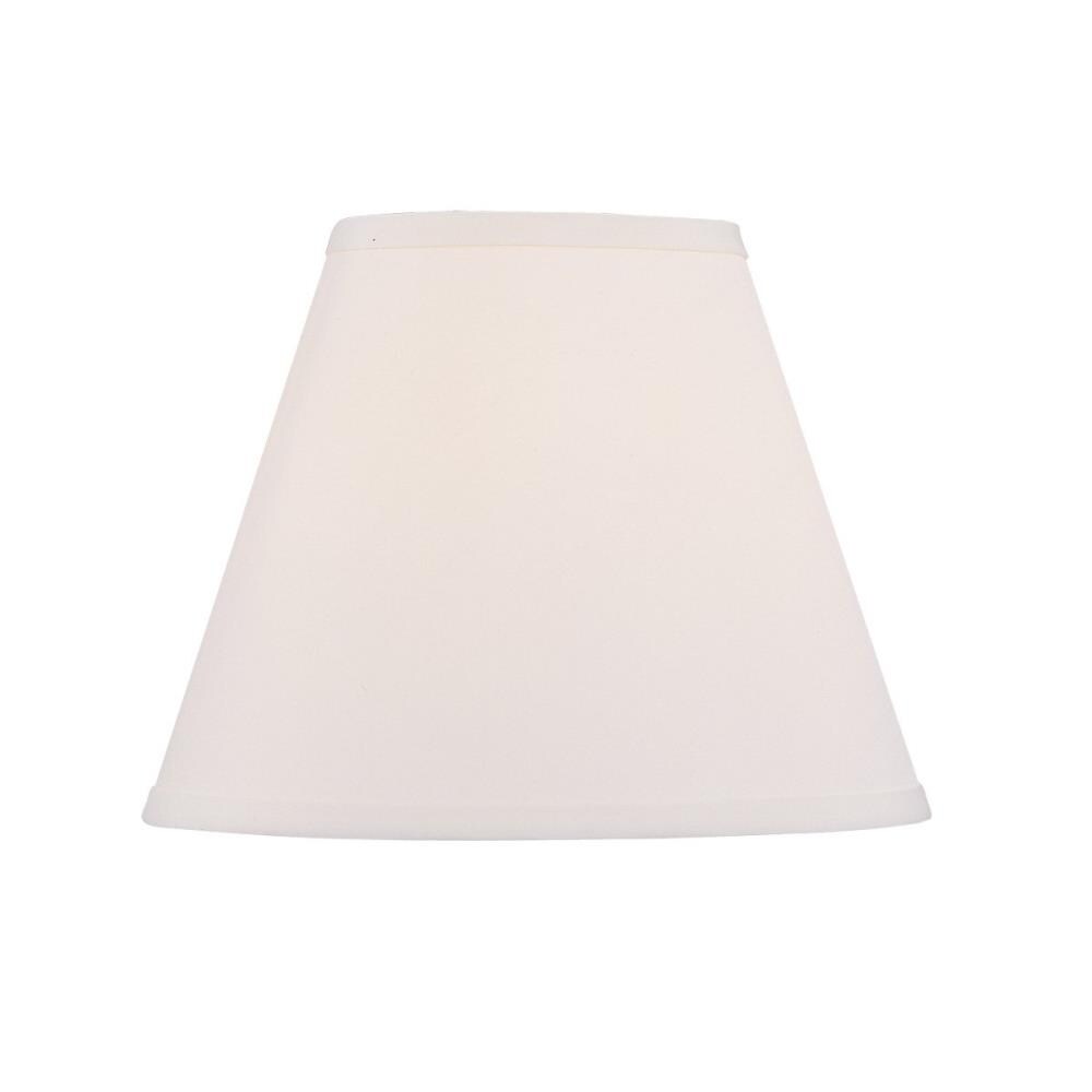 Livex Lighting 9.5-in x 12-in Off-white Fabric Empire Lamp Shade in the ...