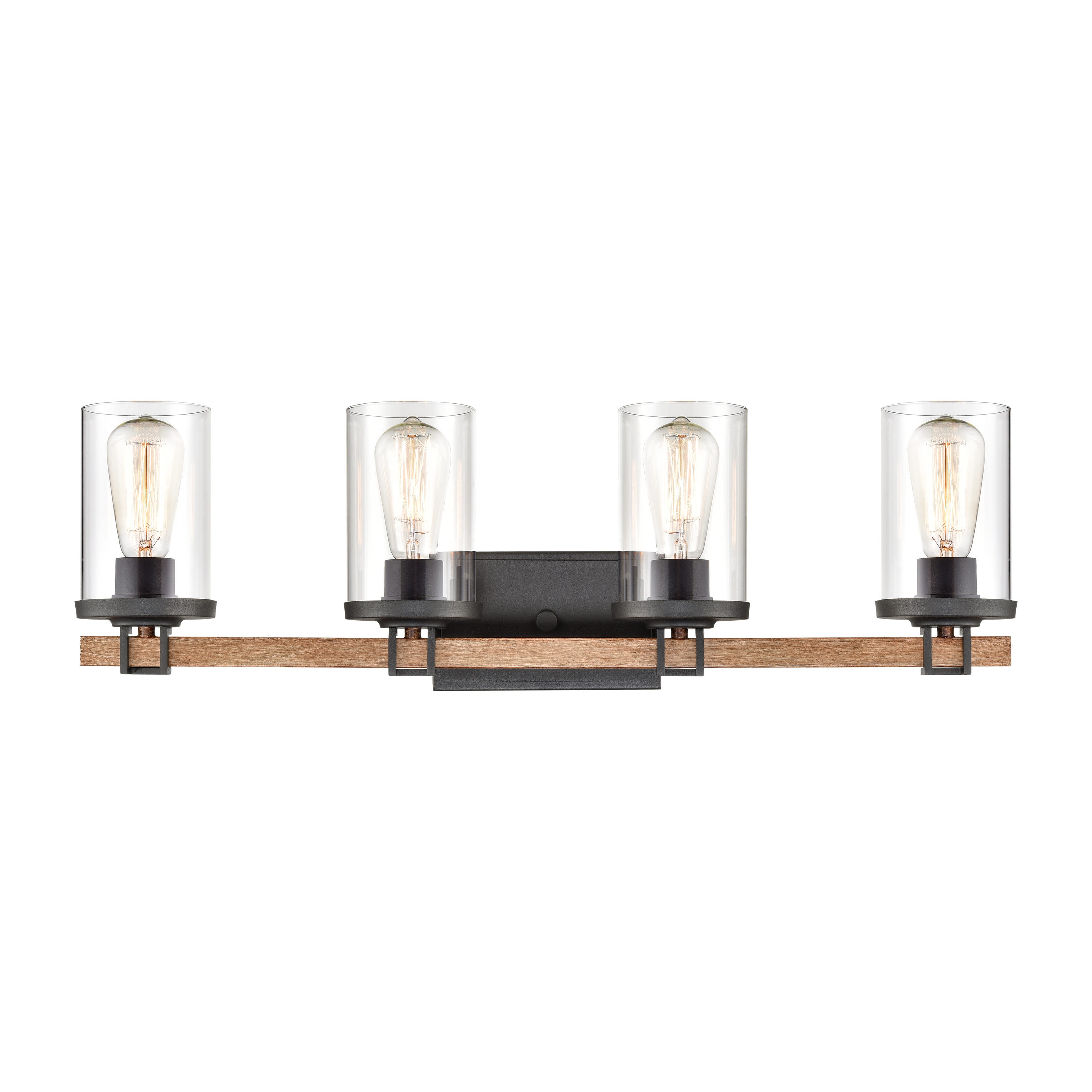 Westmore by ELK Lighting LWVL-220308171 HollywoodBlvd 28-in 4 -Light Gray Transitional Vanity light