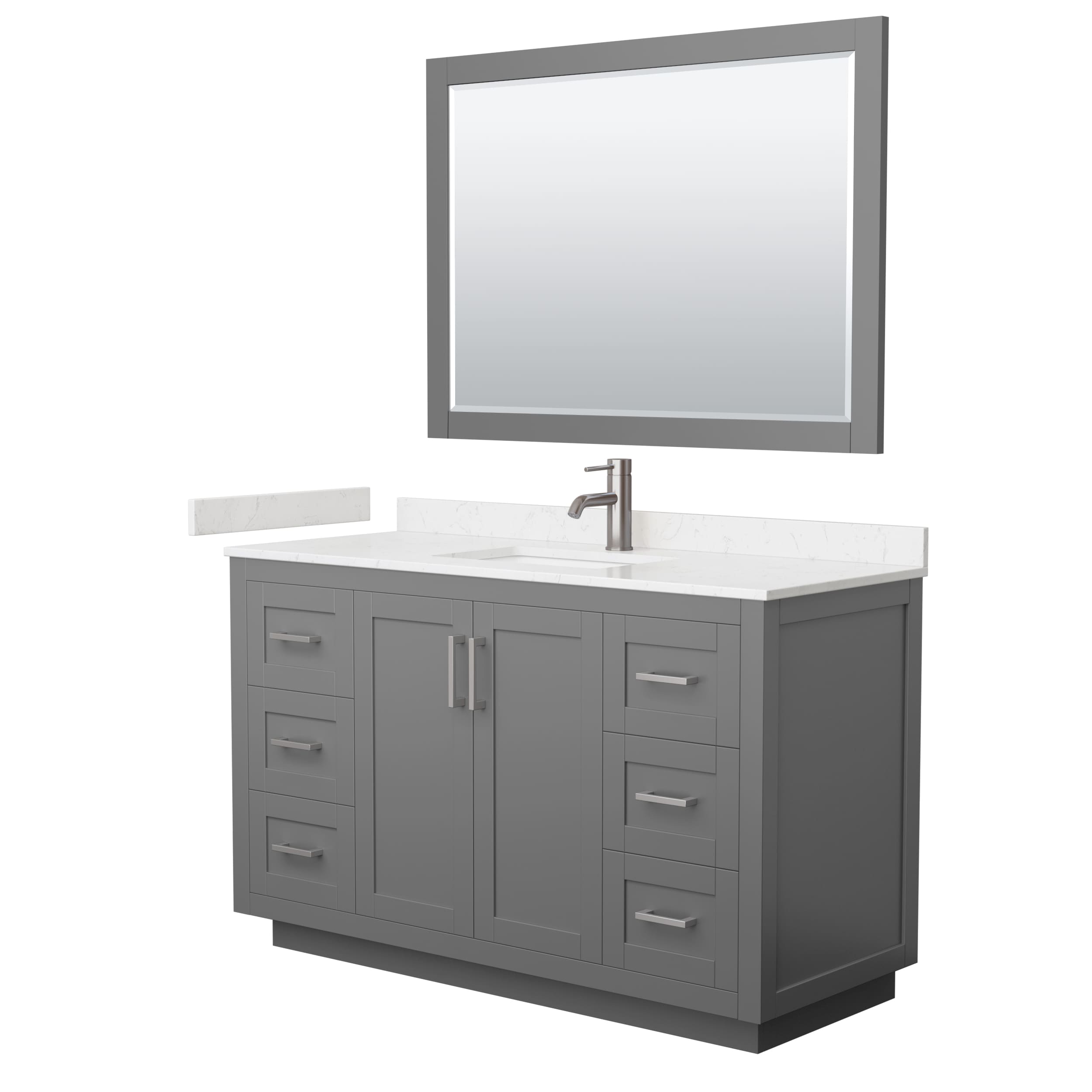 Wyndham Collection WCF292954SKGC2UNSM46 Bath-Vanity-Combo - View #2