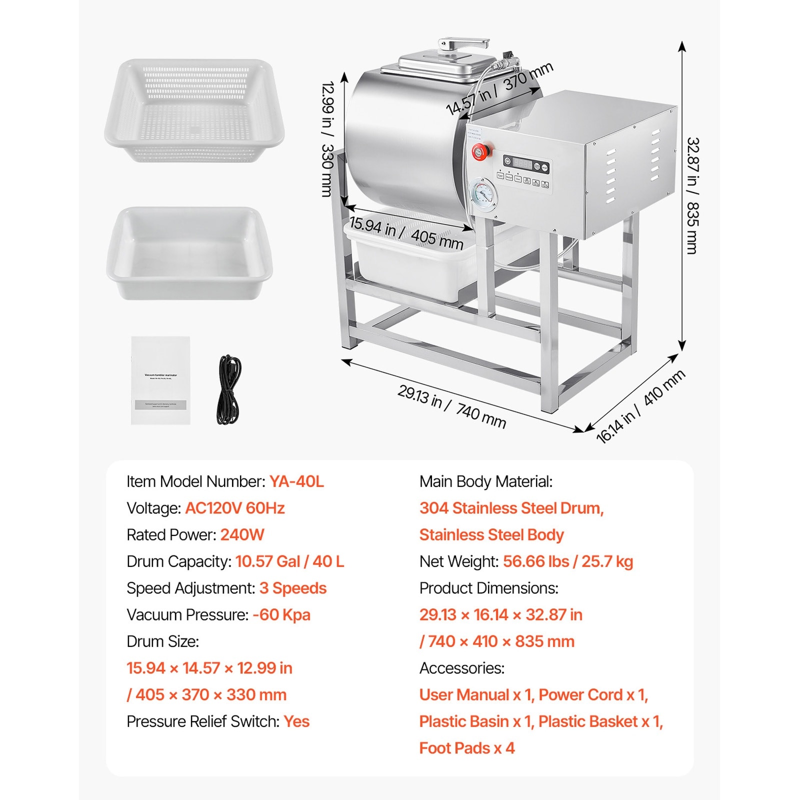 GIVIMO LW102GIVSS3344 Meat-Grinders - View #3