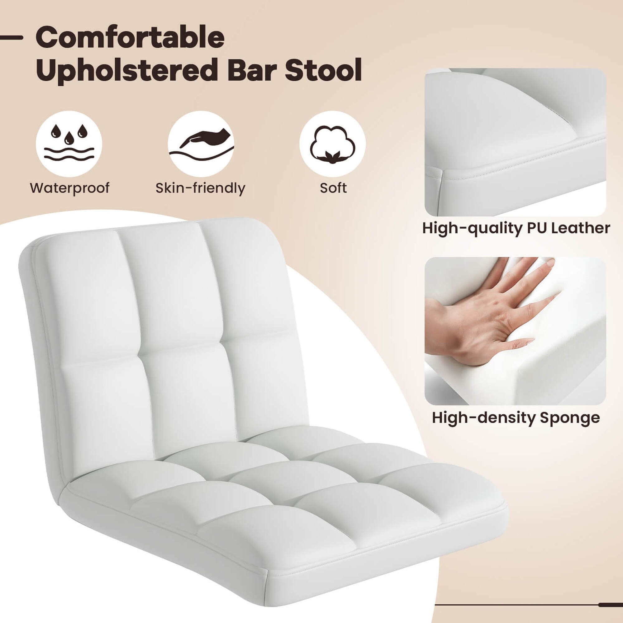 Costway HCST04290 stools - View #3