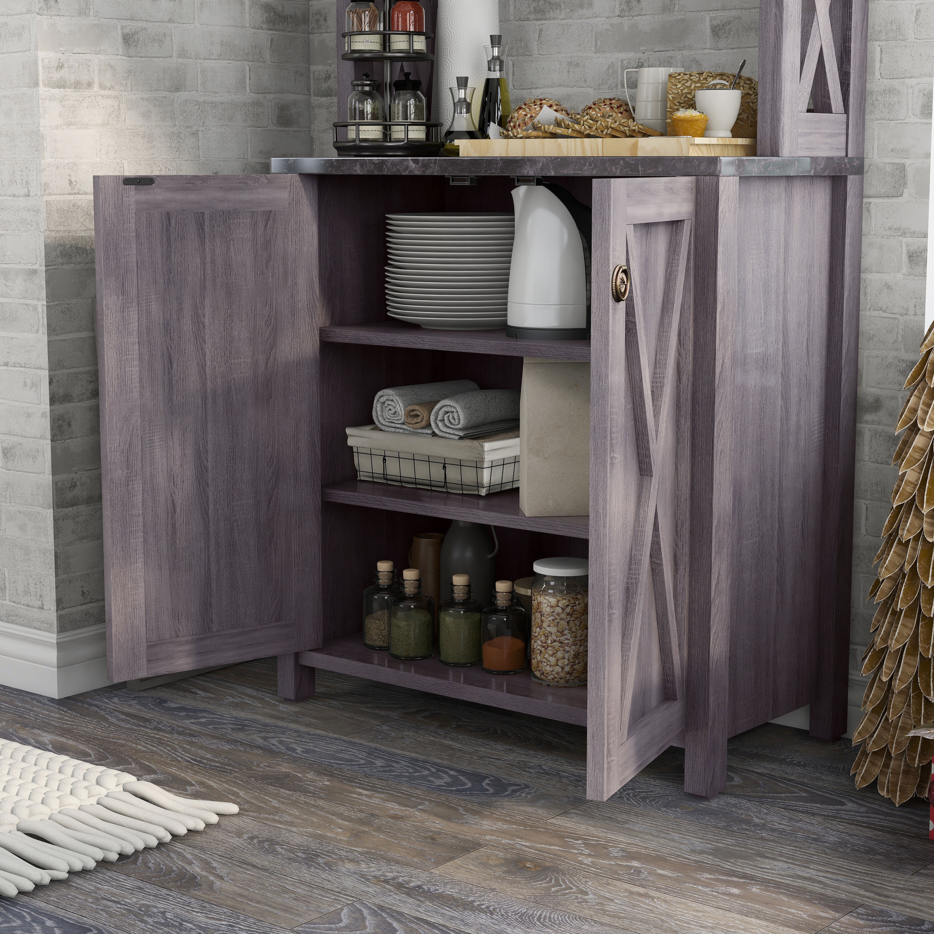 Furniture of America IDI-172198 Dining-Kitchen-Storarge - View #7