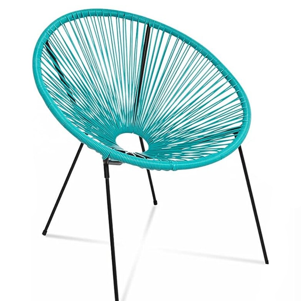 HIGHLANDERHOME BLUEACAPULCO1CHAIR Patio-Chairs - View #7
